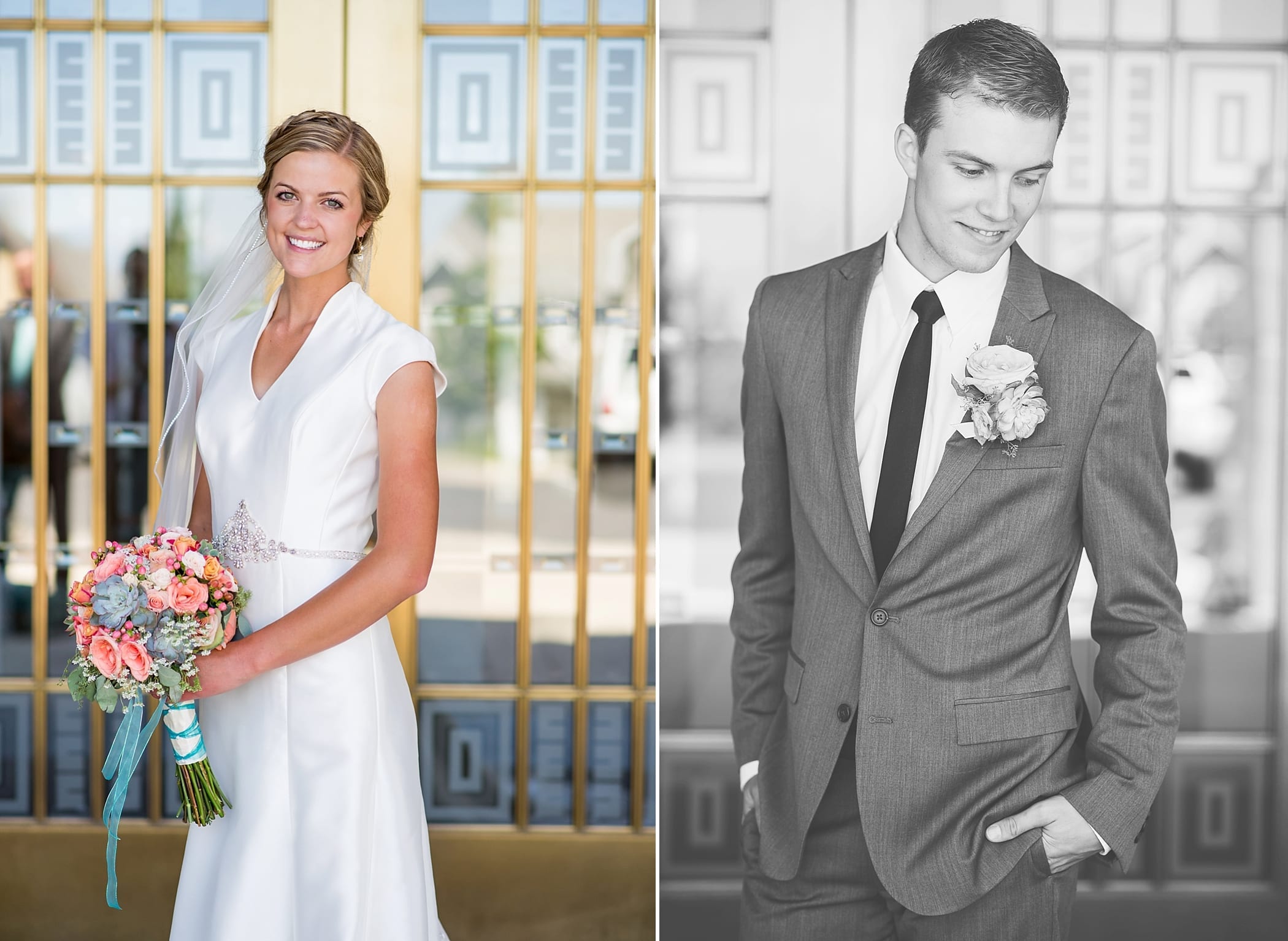 Draper LDS temple Wedding by Michelle & Logan Photo+Films