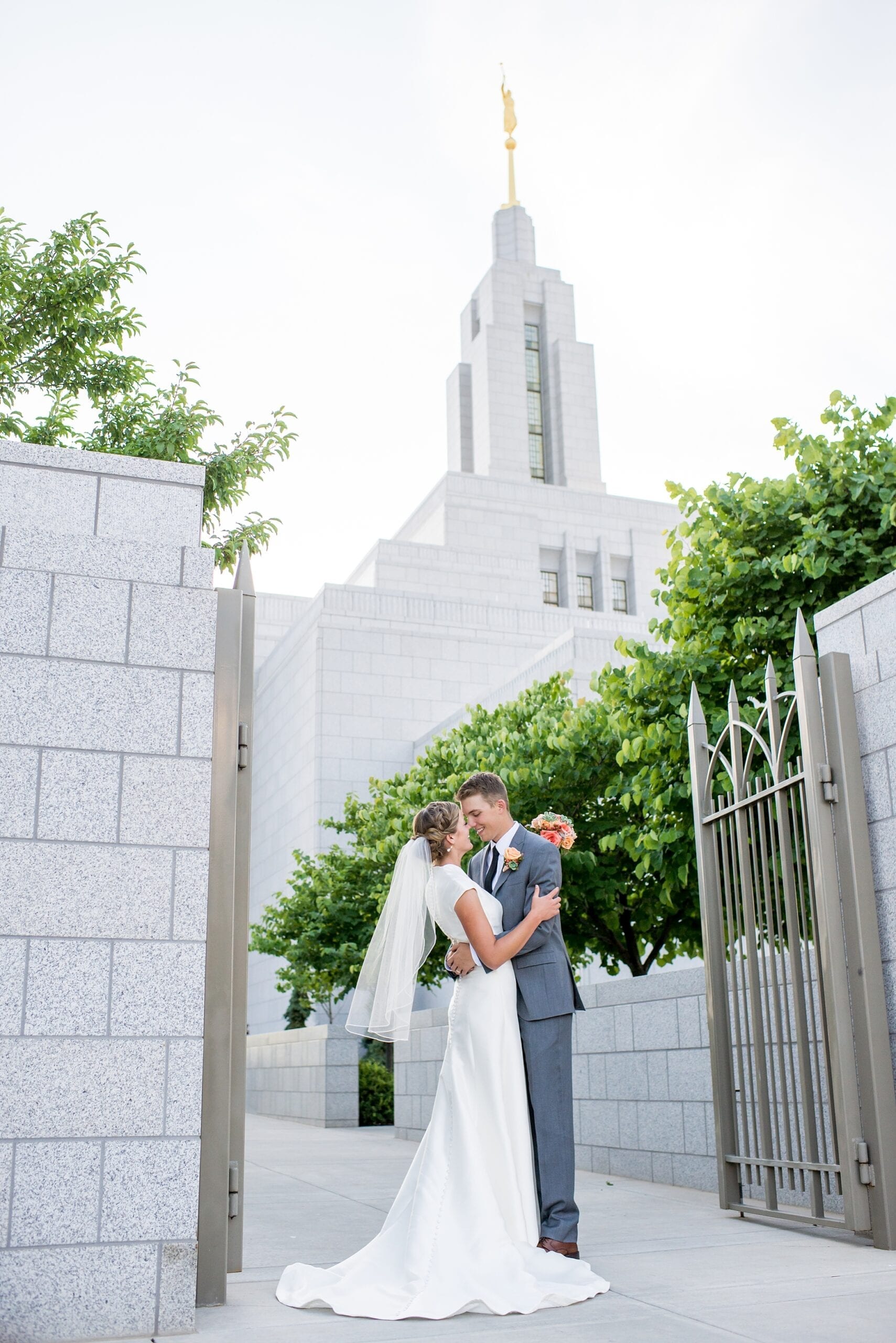 Draper LDS Temple Wedding by Michelle & Logan Photo+Films