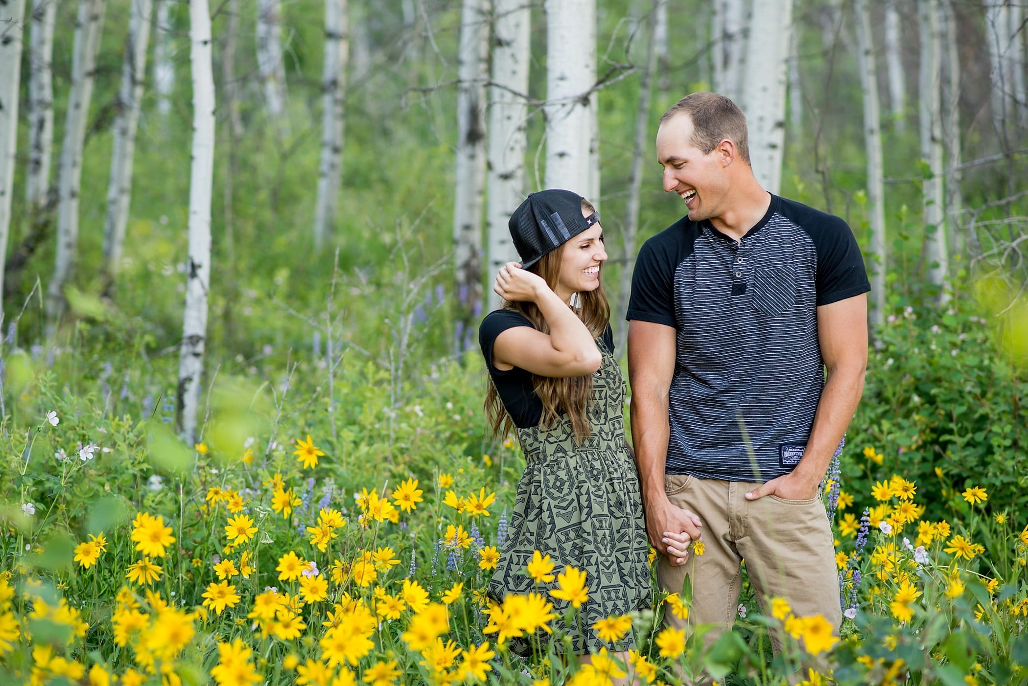 Idaho Wildflower Engagement Session by Michelle & Logan Photo+Films