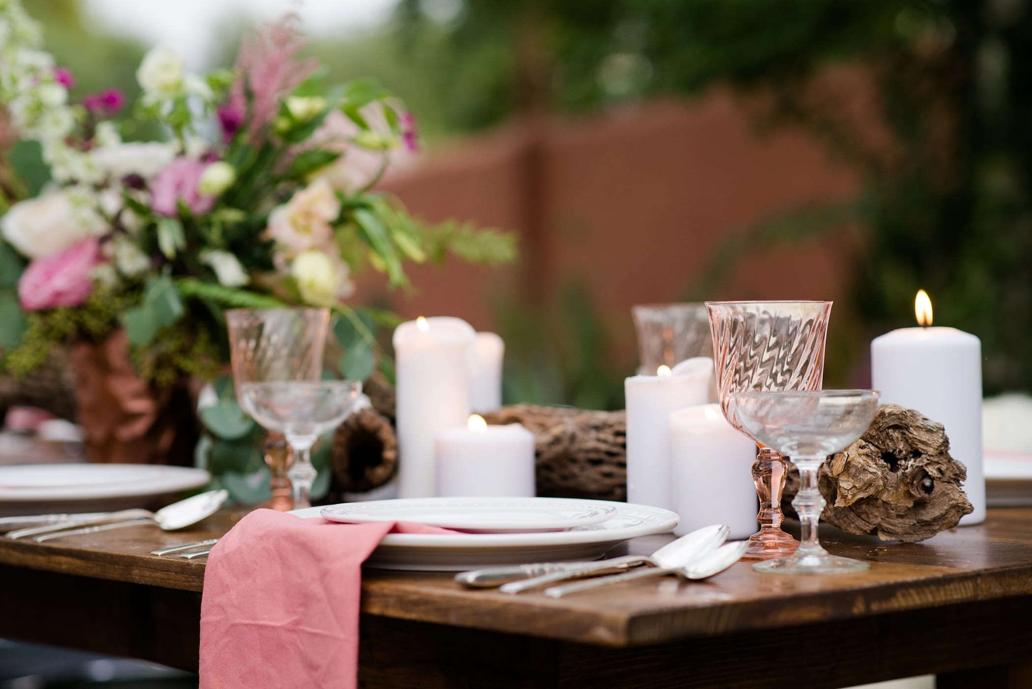 Table Setting for Arizona Ranch Wedding by Michelle & Logan Photo+Films