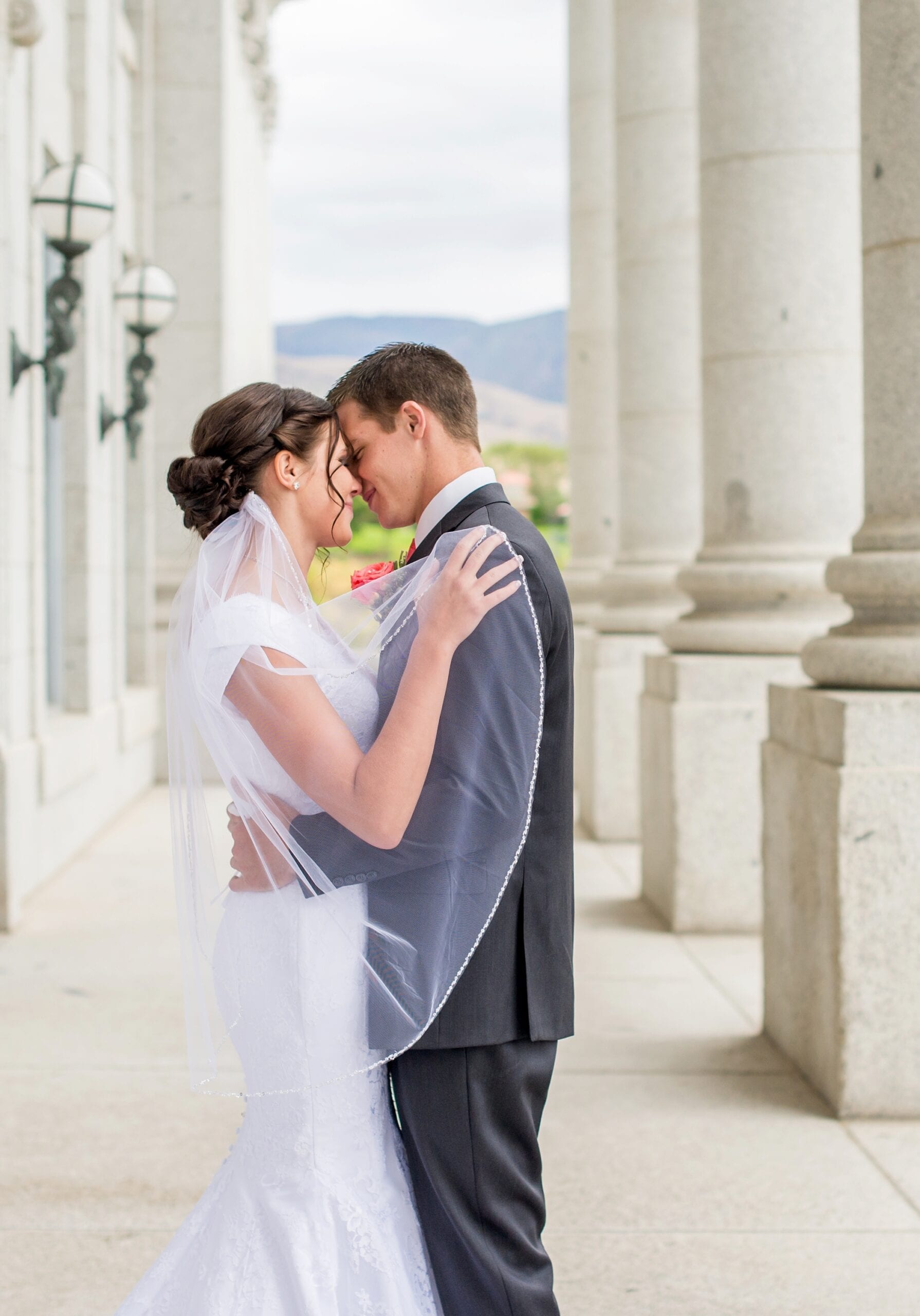Utah State Capital Bridal Session by Michelle & Logan