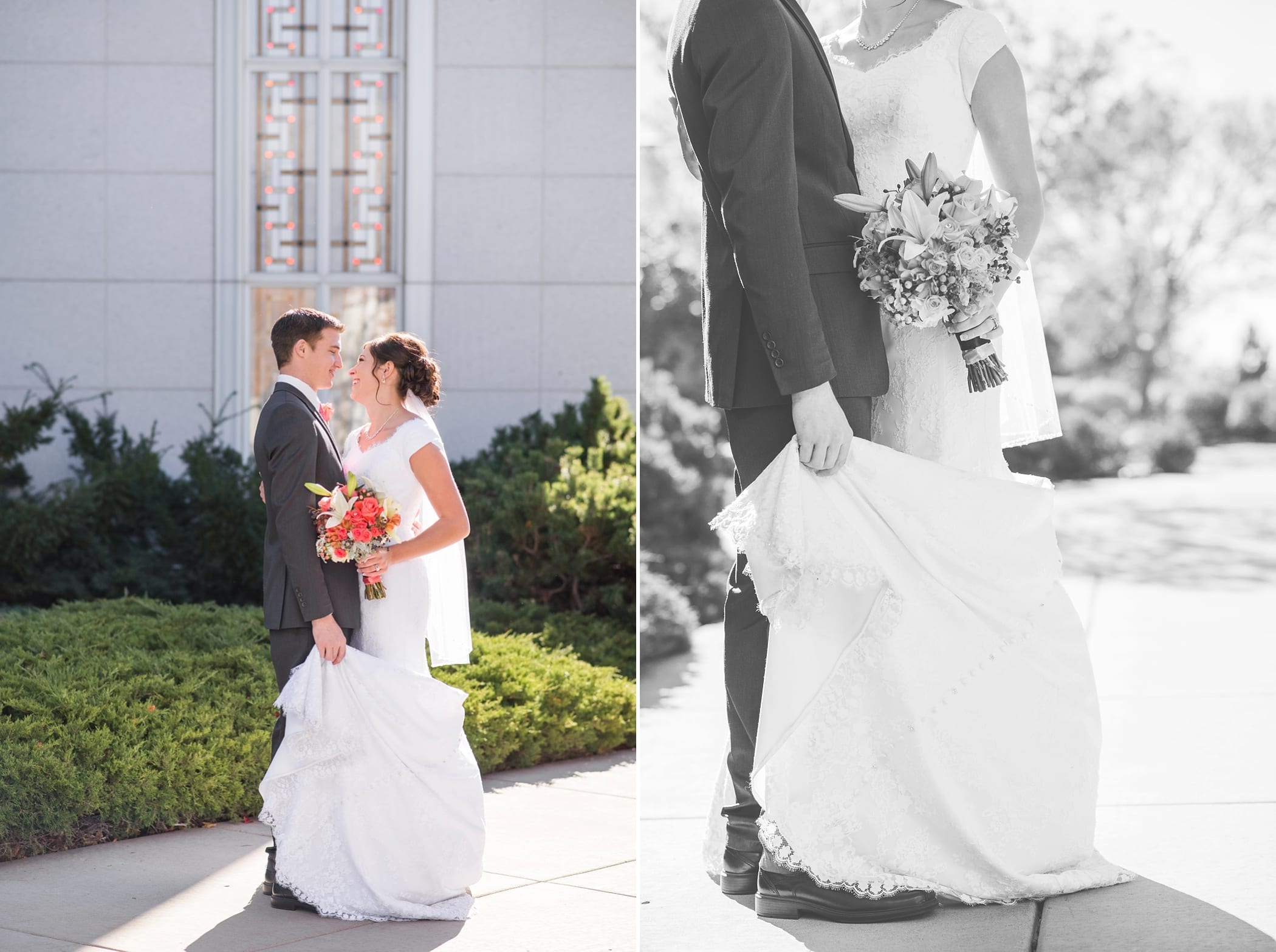 Bountiful Utah LDS Wedding by Michelle & Logan 