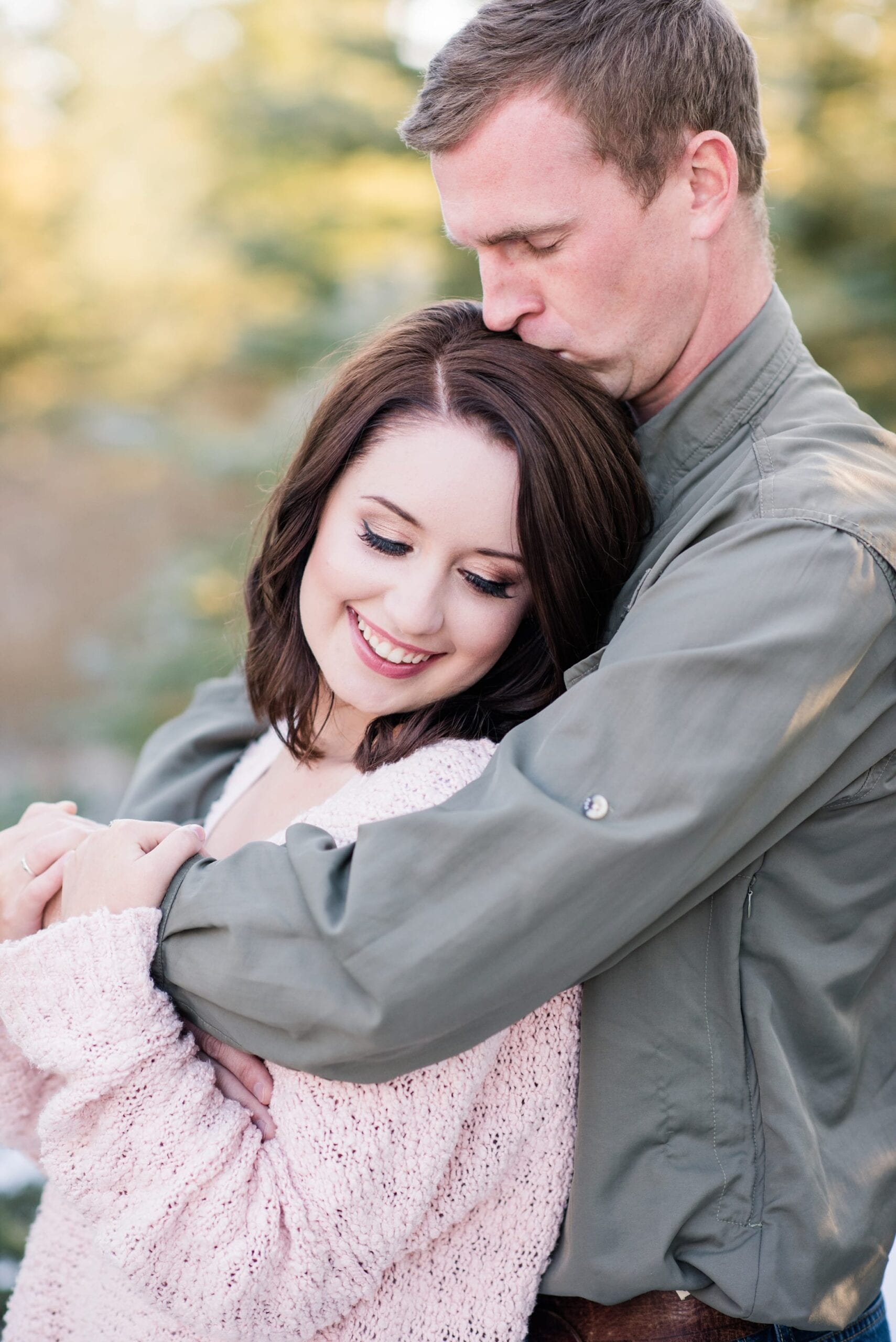 Christmas Tree Farm Anniversary Session by Michelle & Logan