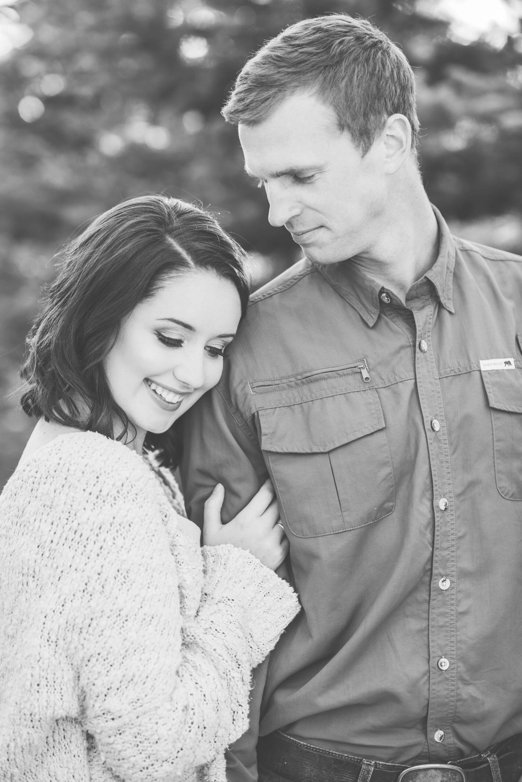 Christmas Tree Farm Anniversary Session by Michelle & Logan