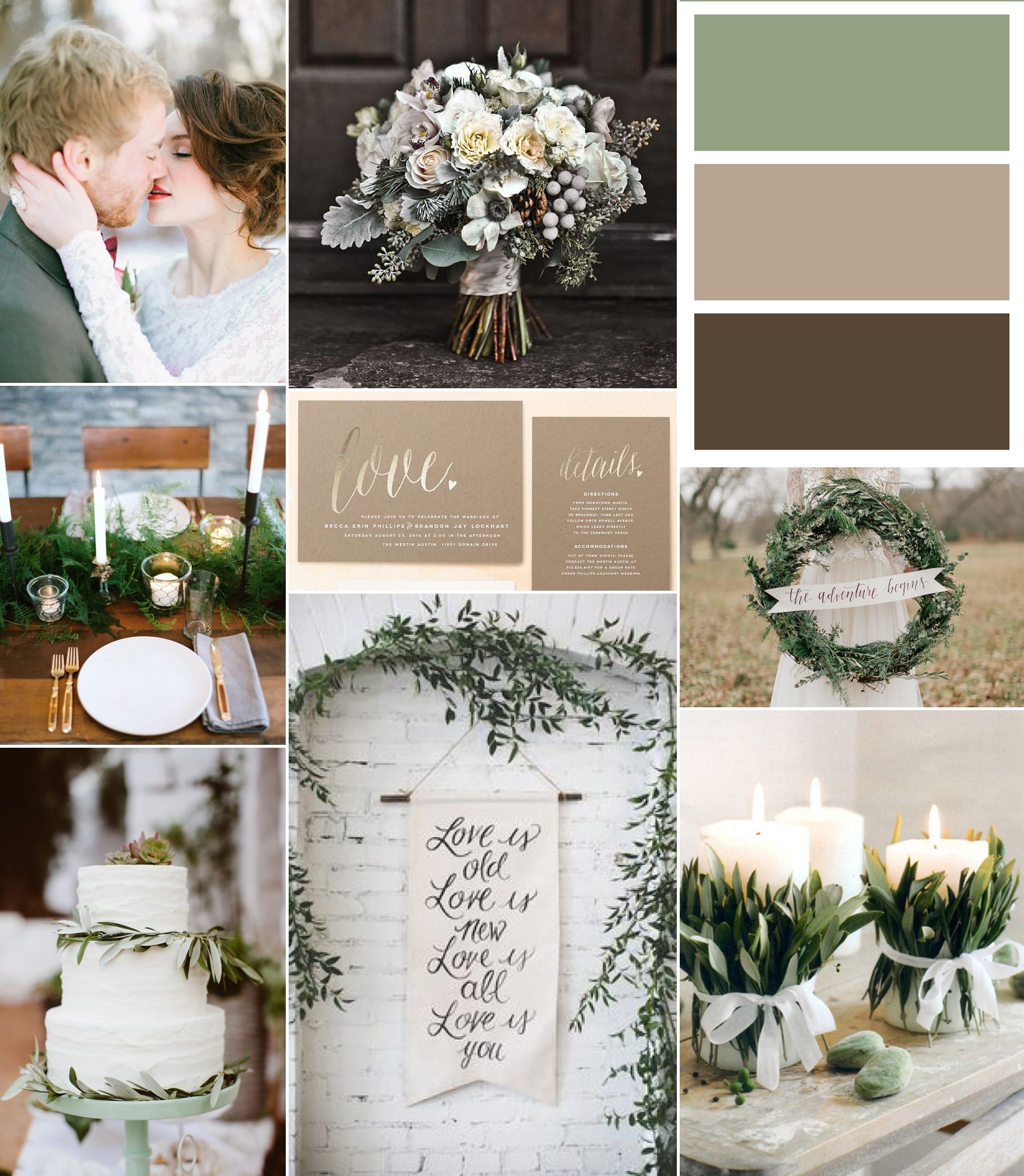 Romantic, winter styled shoot