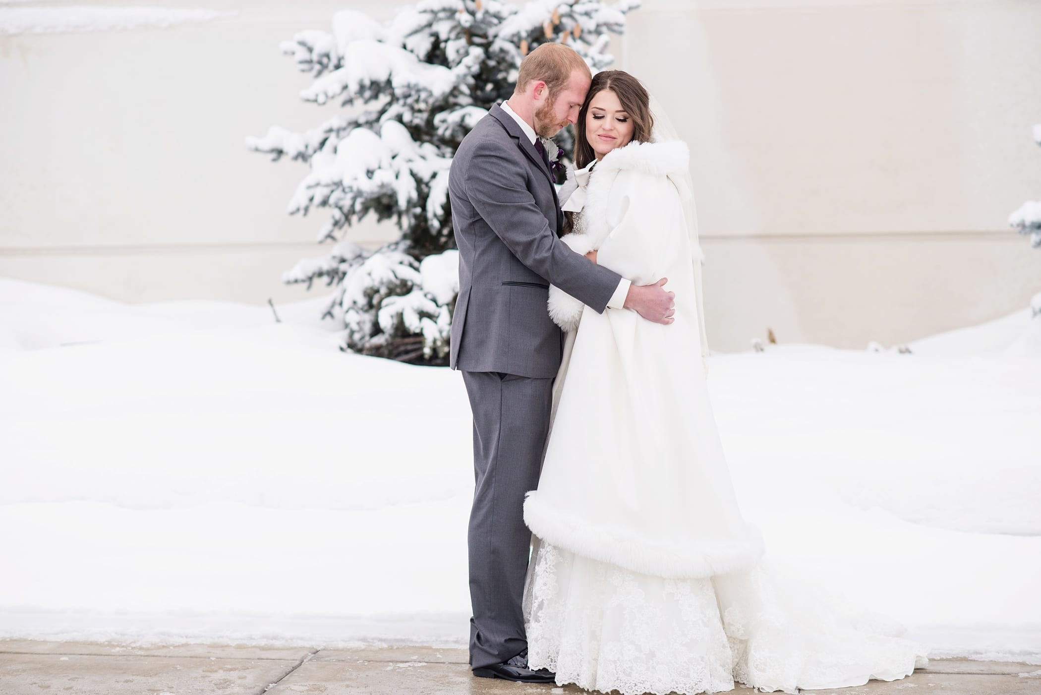 Idaho Winter Wedding in Rexburg by Michelle & Logan