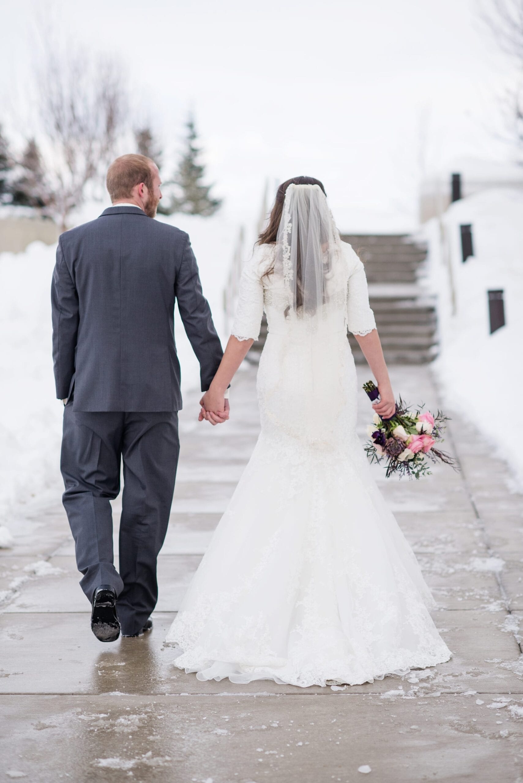 Idaho Winter Wedding in Rexburg by Michelle & Logan
