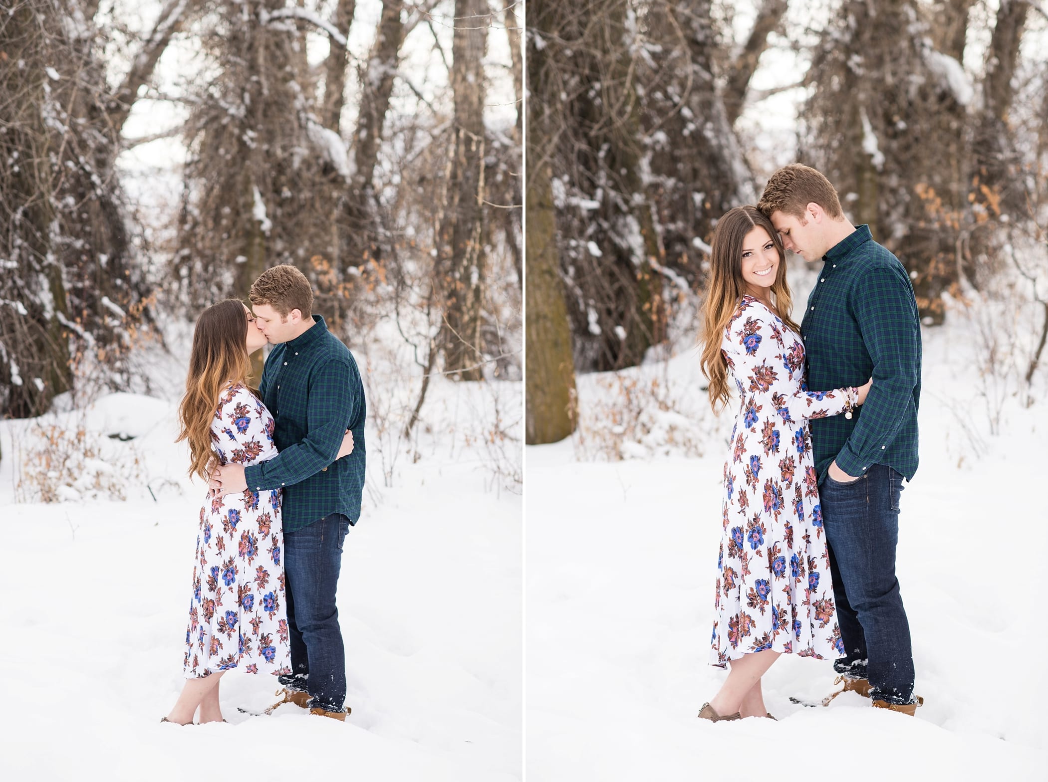 Winter Engagements in Idaho by Michelle & Logan