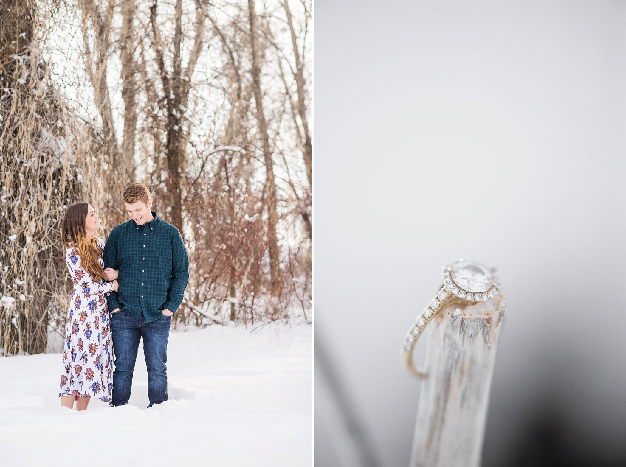 Winter Engagements in Idaho by Michelle & Logan