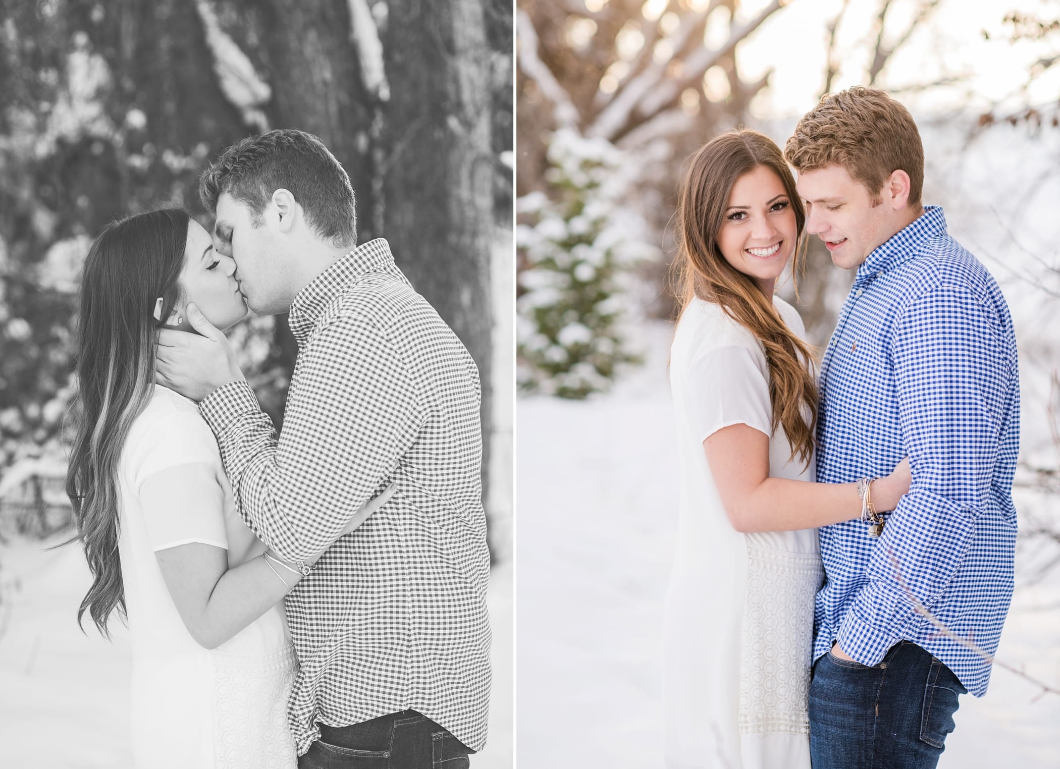 Winter Engagements in Idaho by Michelle & Logan