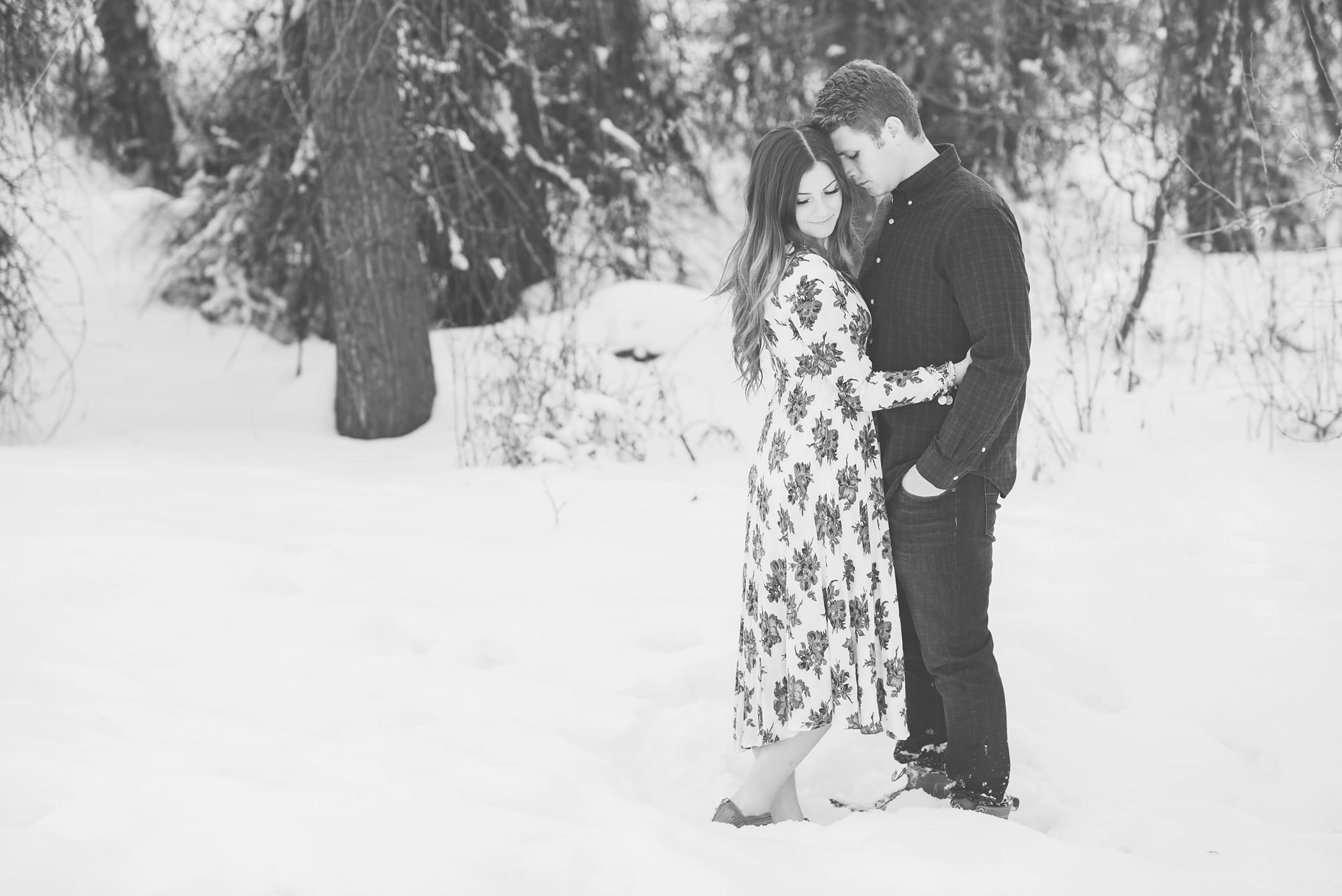 Winter Engagements in Idaho by Michelle & Logan