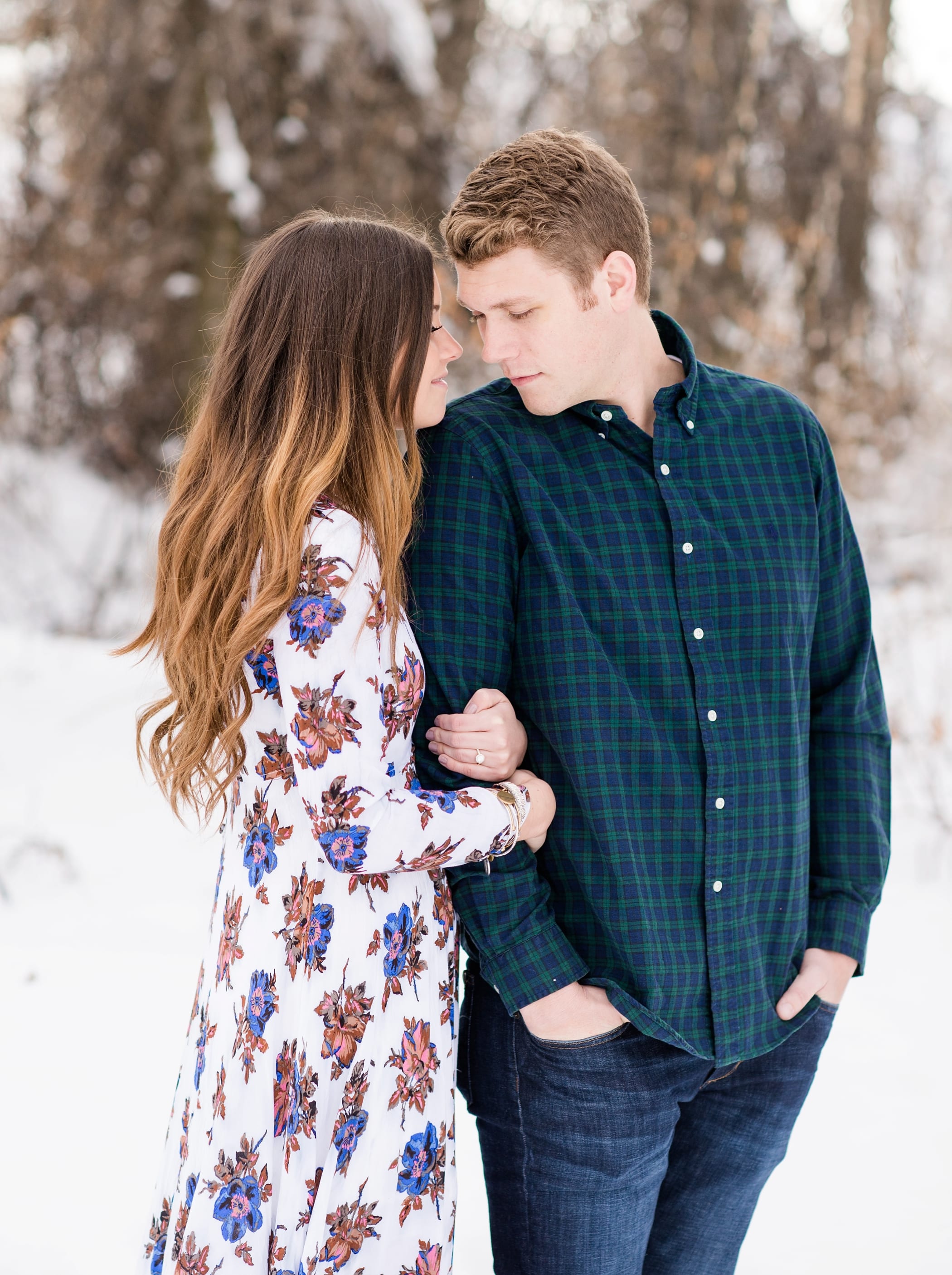 Winter Engagements in Idaho by Michelle & Logan