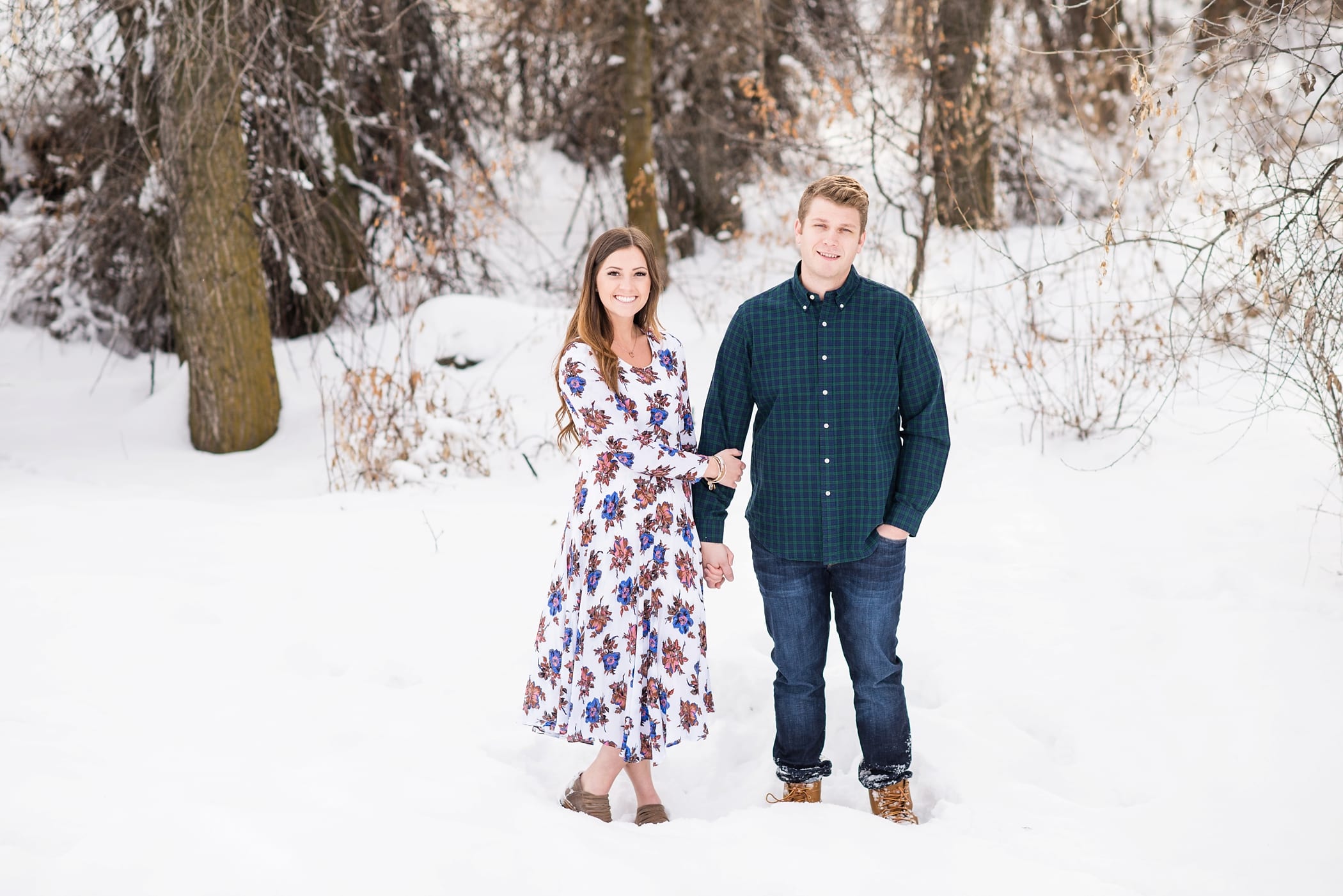 Winter Engagements in Idaho by Michelle & Logan