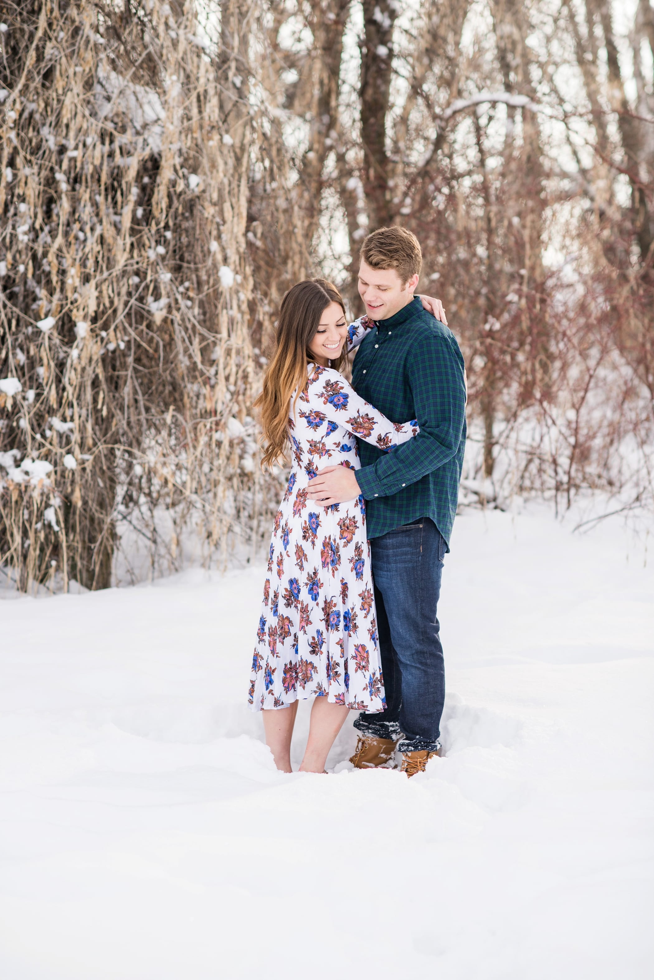 Winter Engagements in Idaho by Michelle & Logan