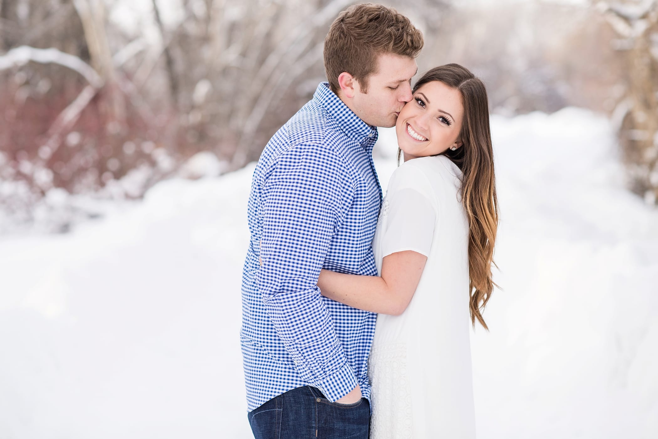 Winter Engagements in Idaho by Michelle & Logan