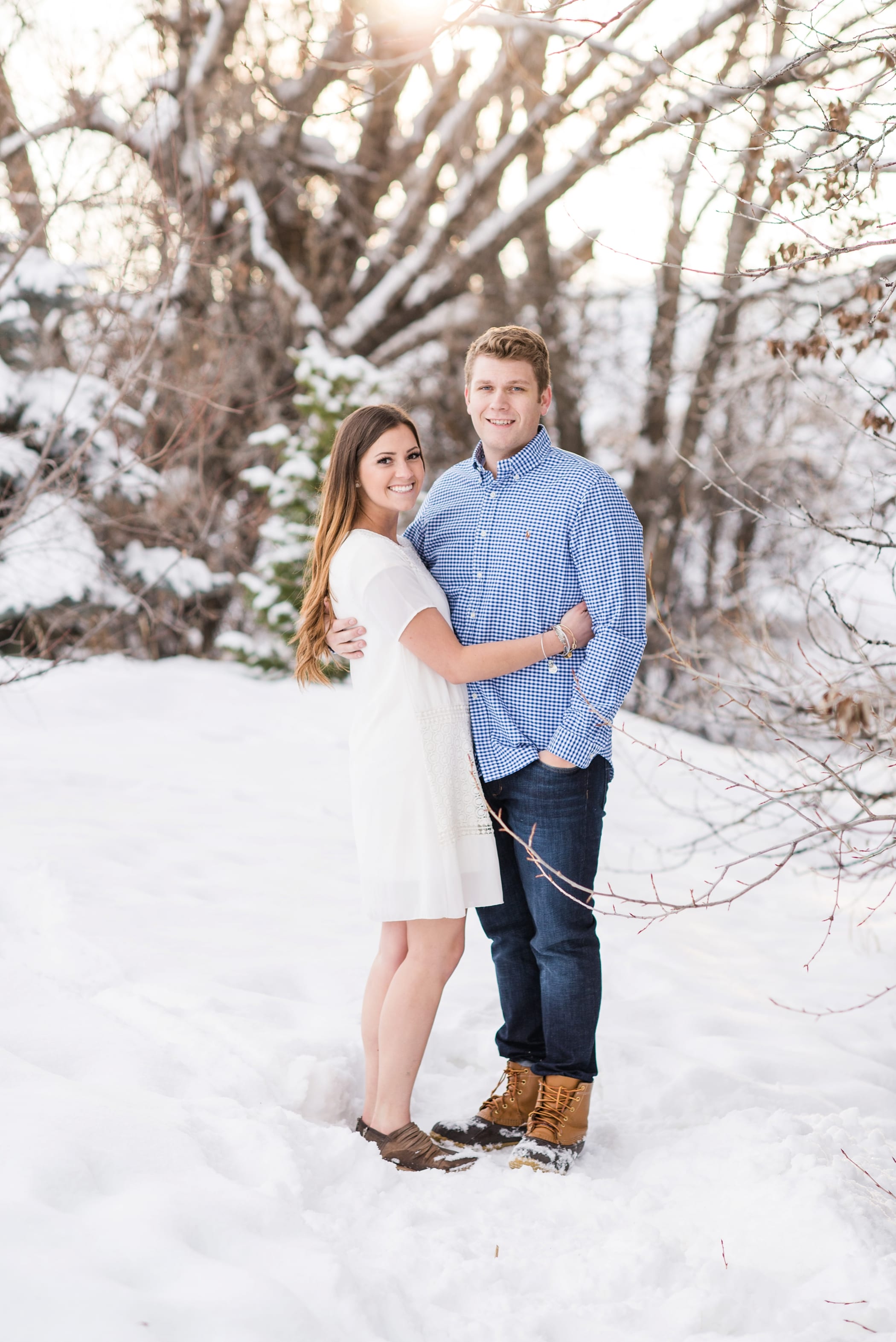 Winter Engagements in Idaho by Michelle & Logan