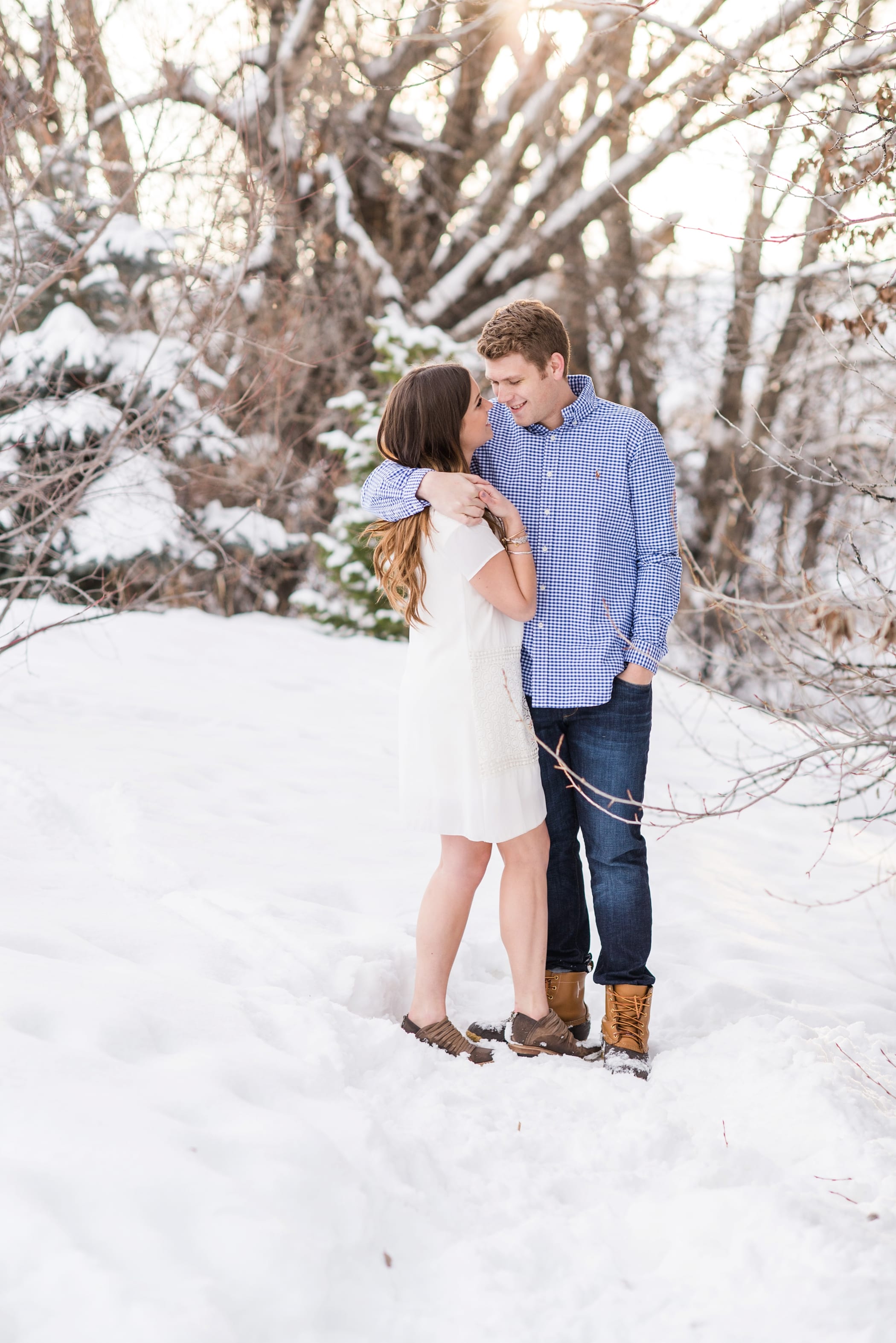 Winter Engagements in Idaho by Michelle & Logan