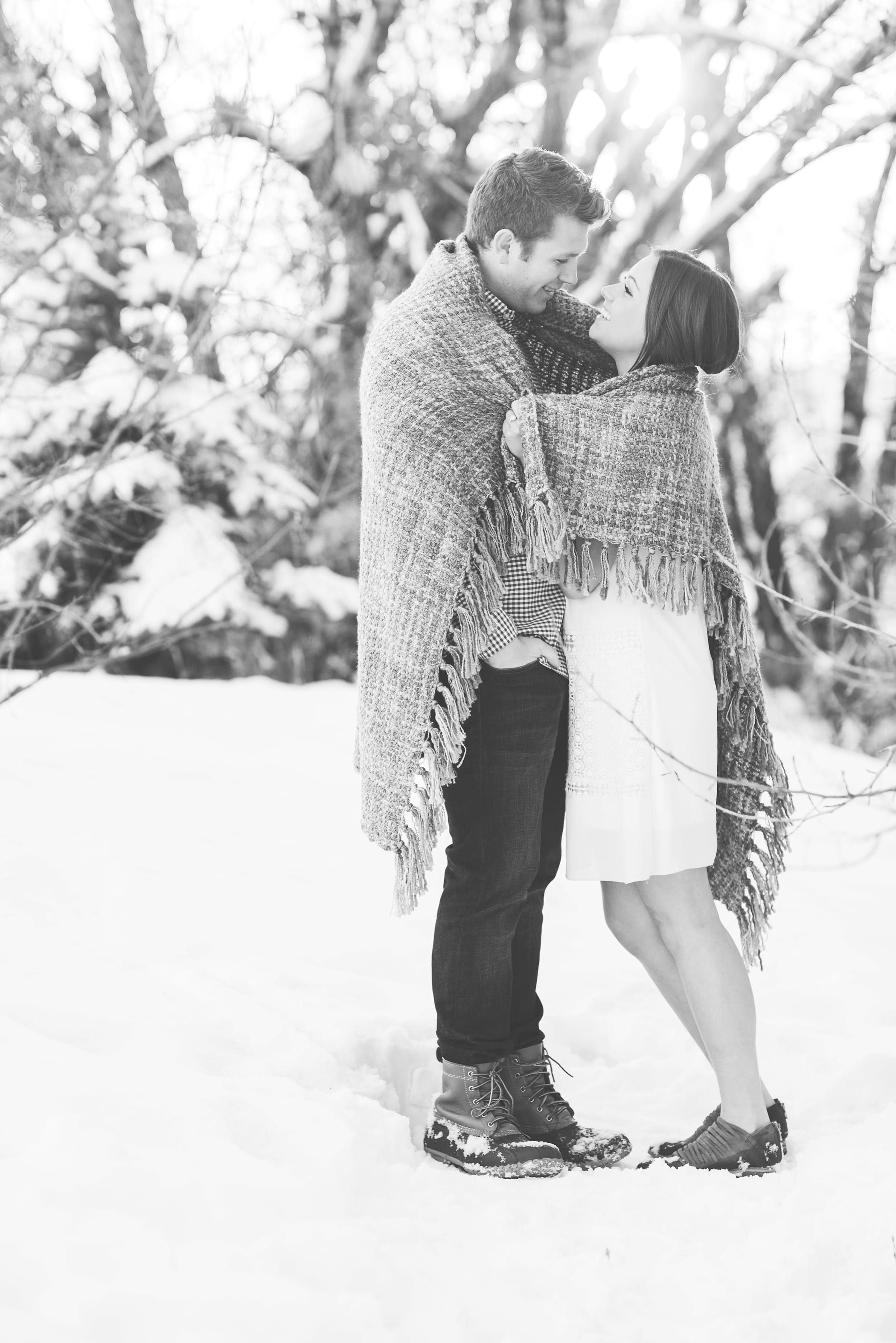 Winter Engagements in Idaho by Michelle & Logan