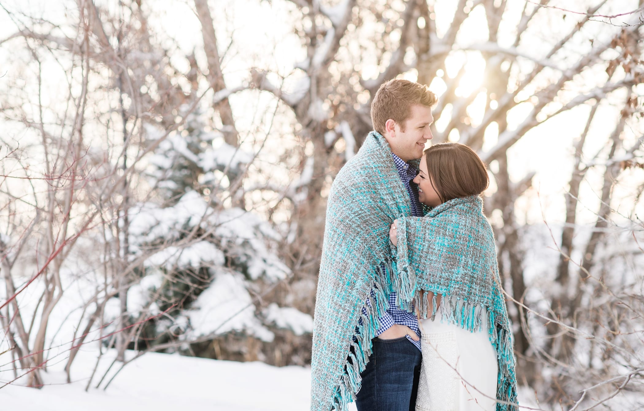 Winter Engagements in Idaho by Michelle & Logan