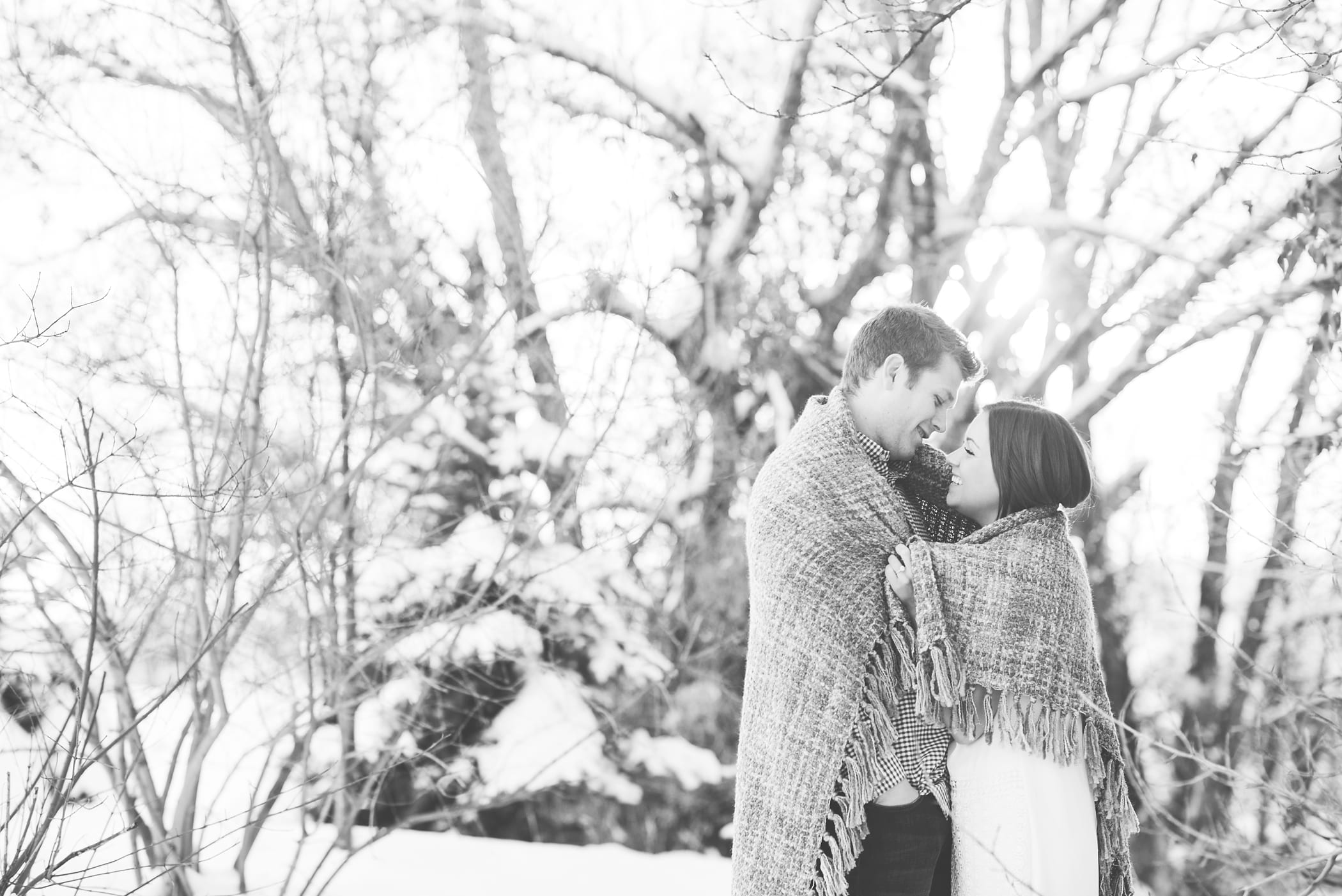 Winter Engagements in Idaho by Michelle & Logan