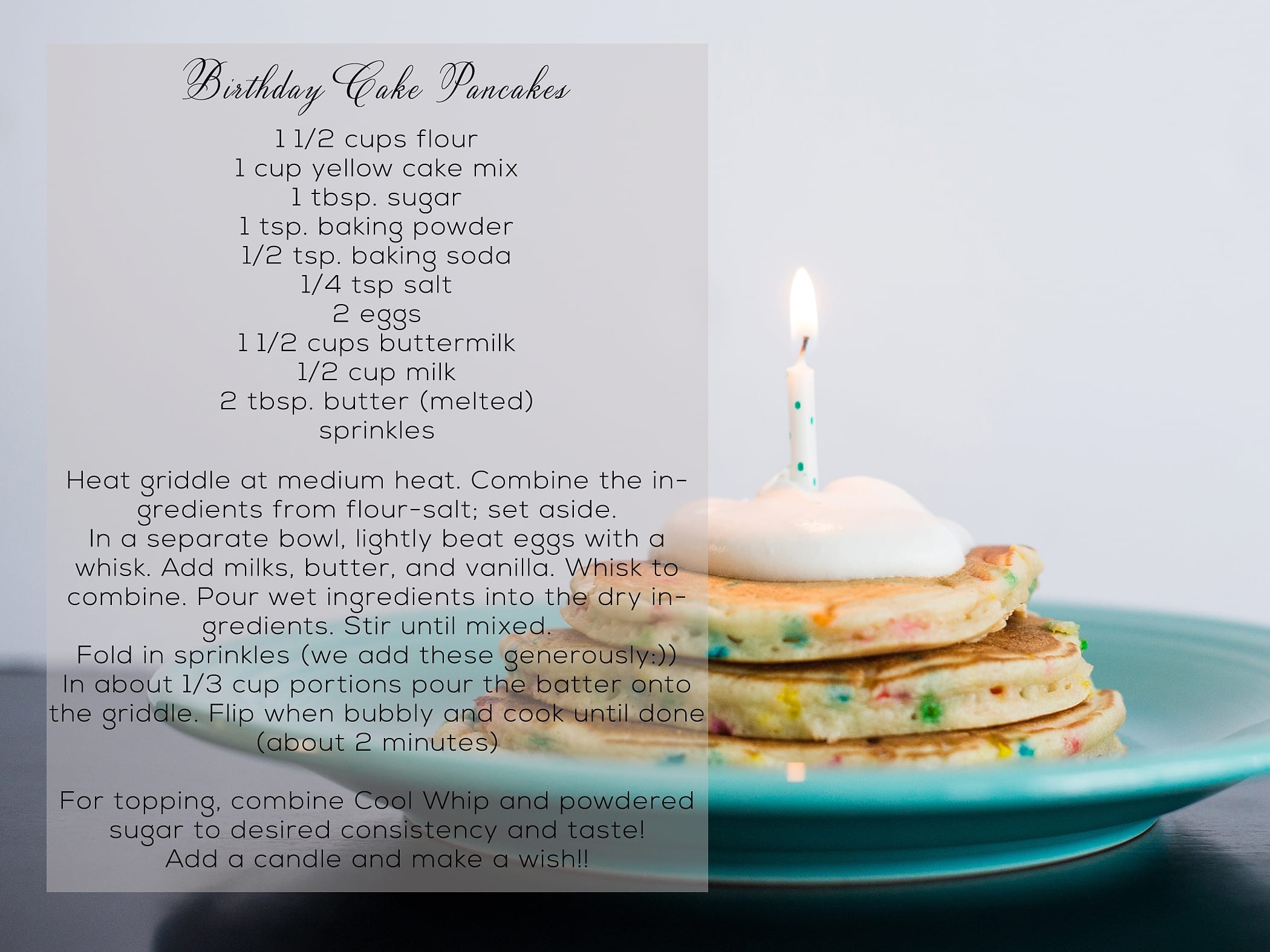 Birthday Cake Pancakes • In the Kitchen with Michelle_0001