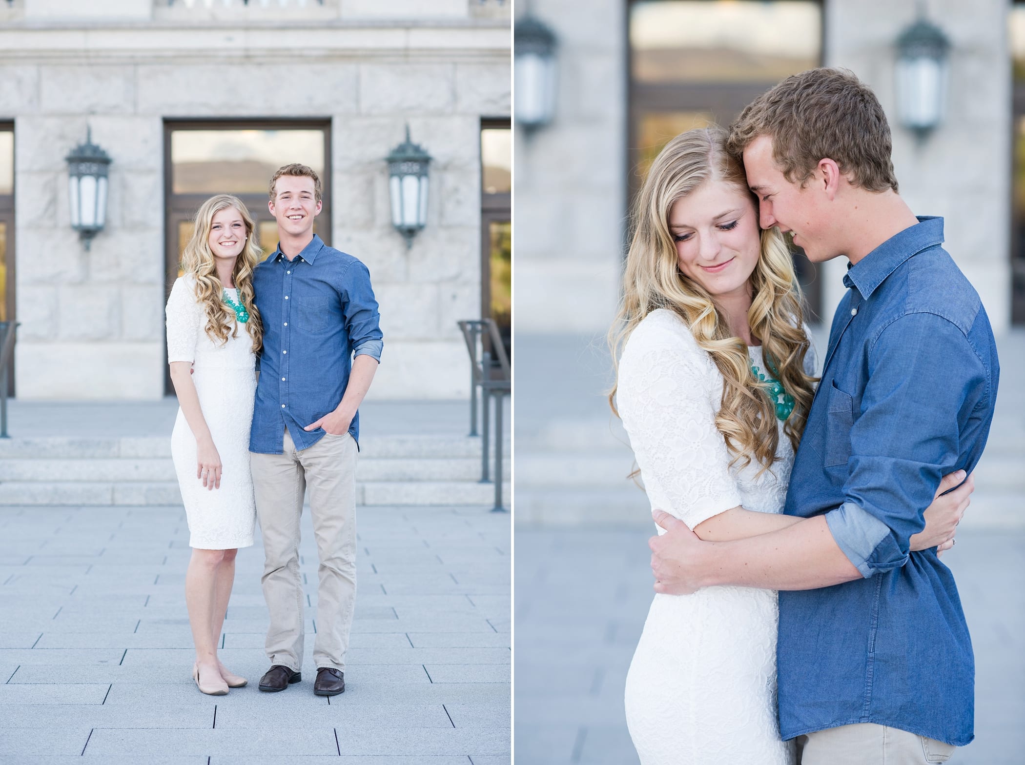 Utah Capitol Spring Engagements by Michelle & Logan