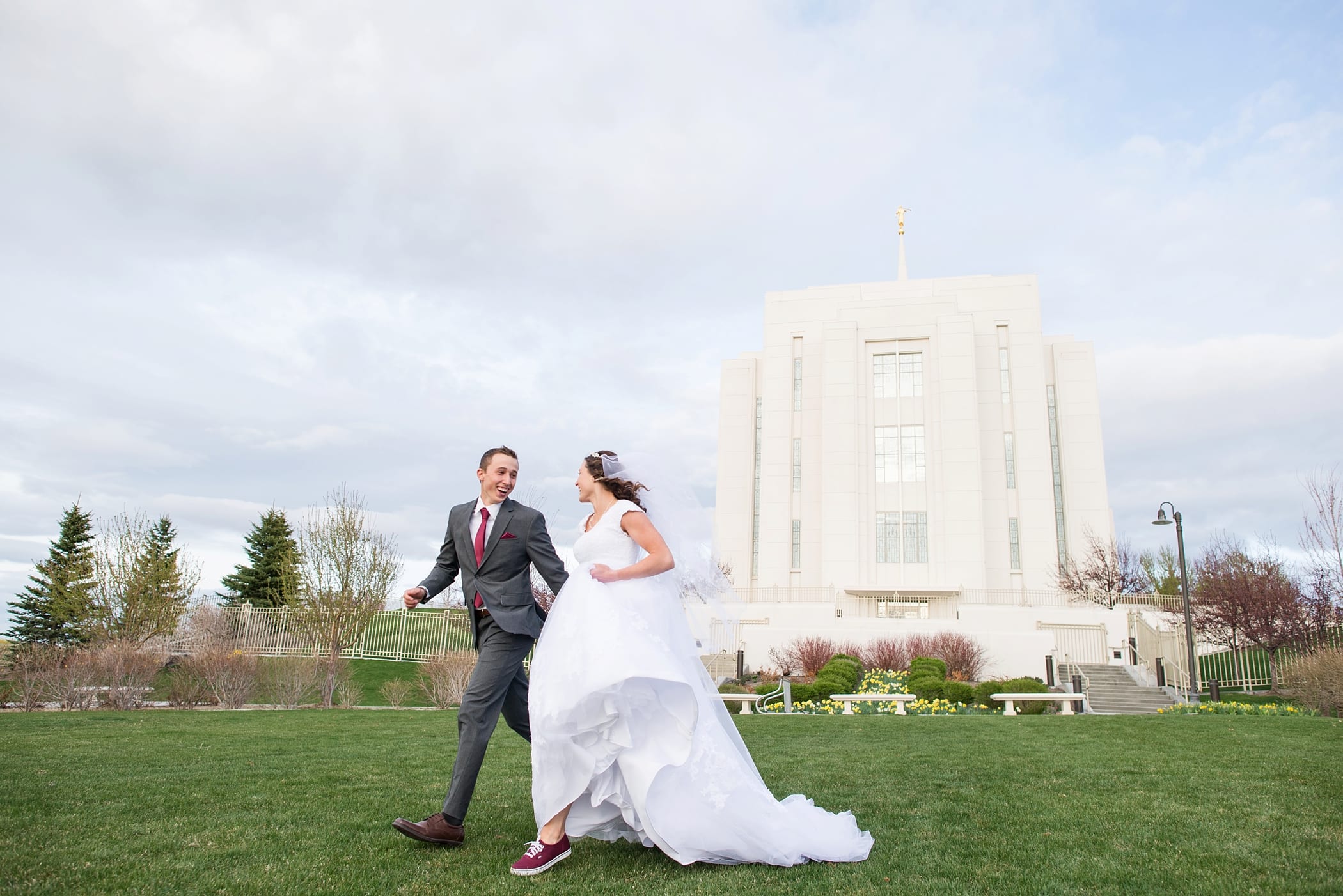 Rexburg Idaho LDS Temple Bridals by MIchelle & Logan