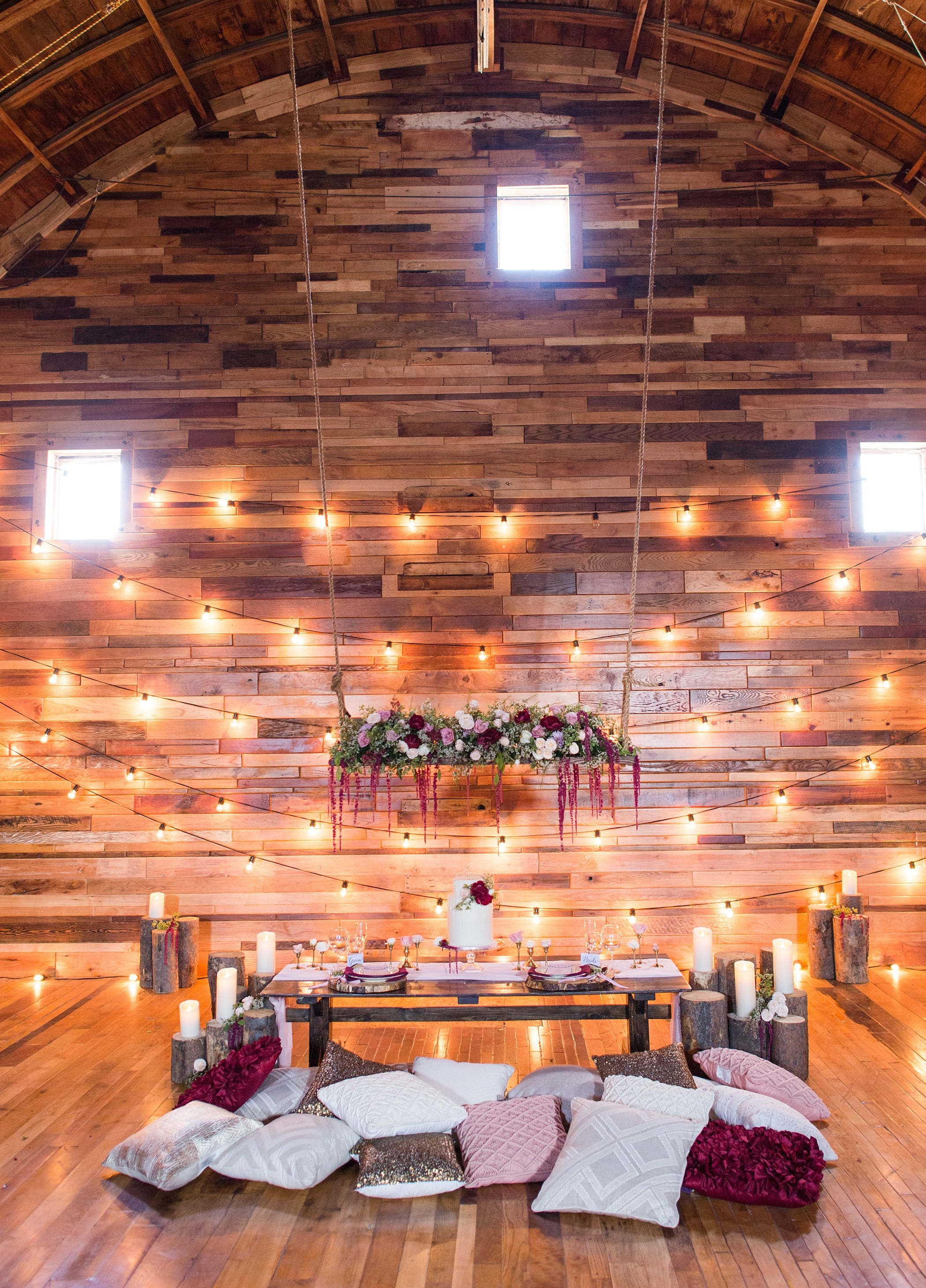 Romantic Barn Wedding Styled Shoot by  Michelle & Logan