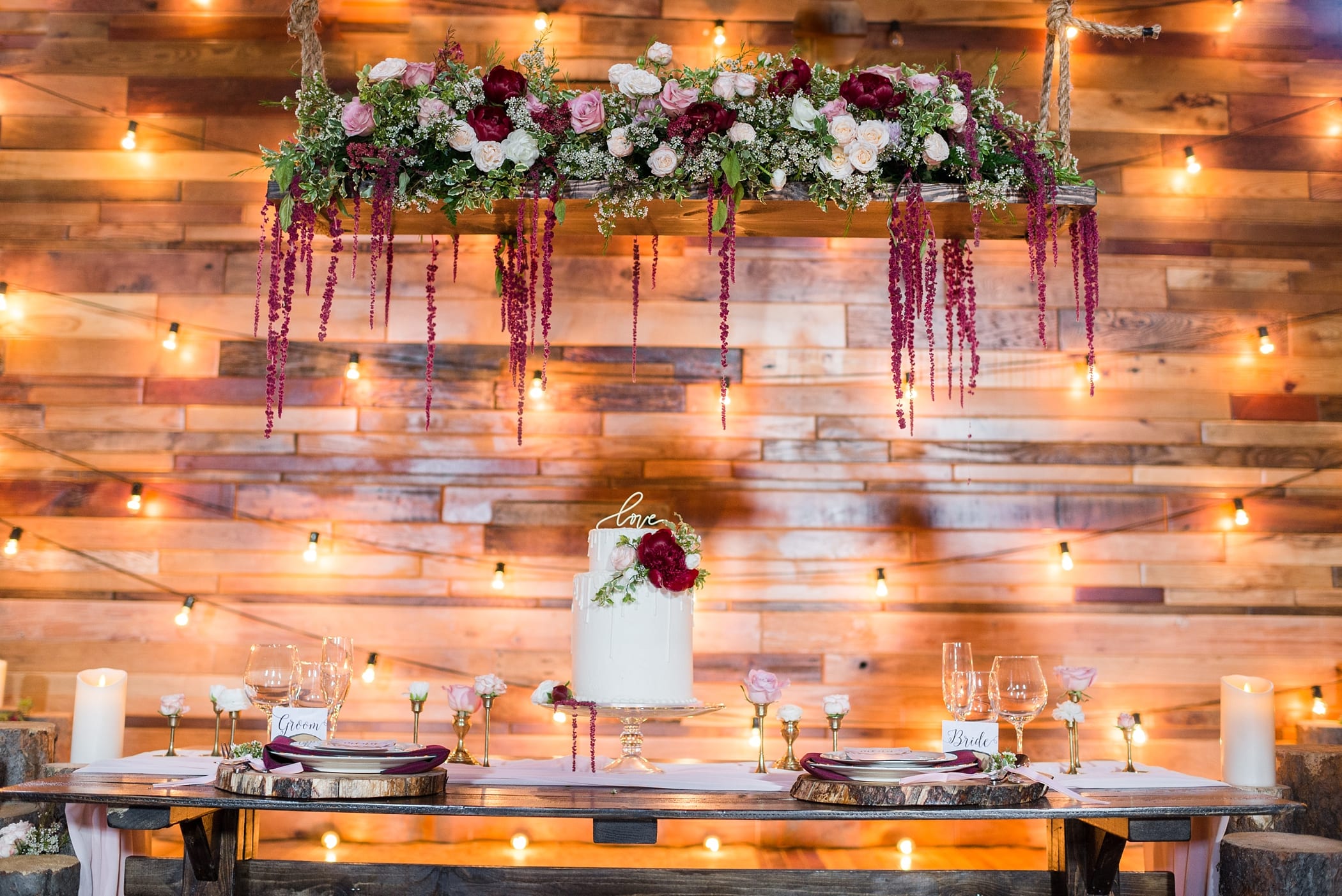 Romantic Barn Wedding Styled Shoot by  Michelle & Logan