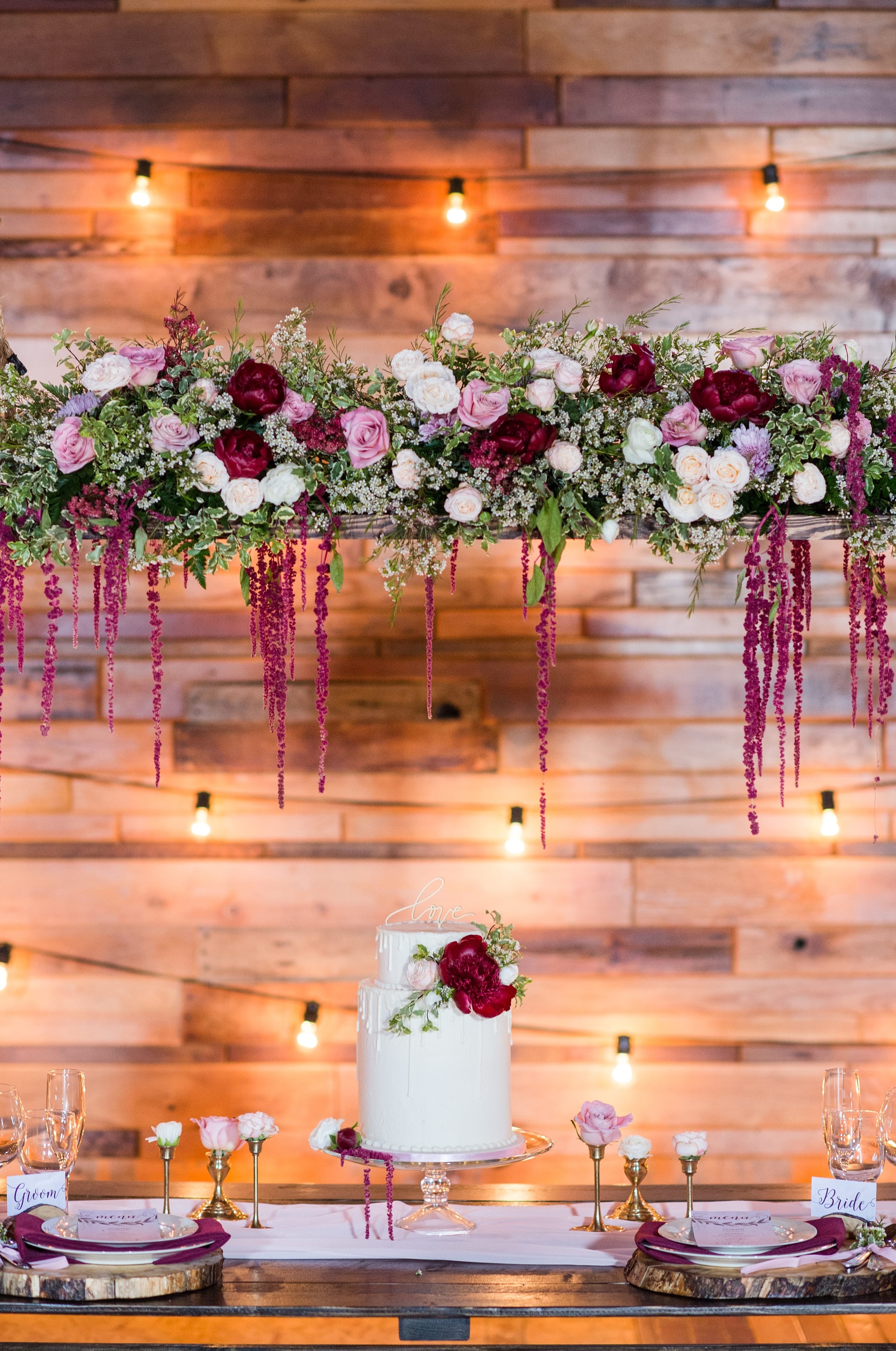 Romantic Barn Wedding Styled Shoot by  Michelle & Logan