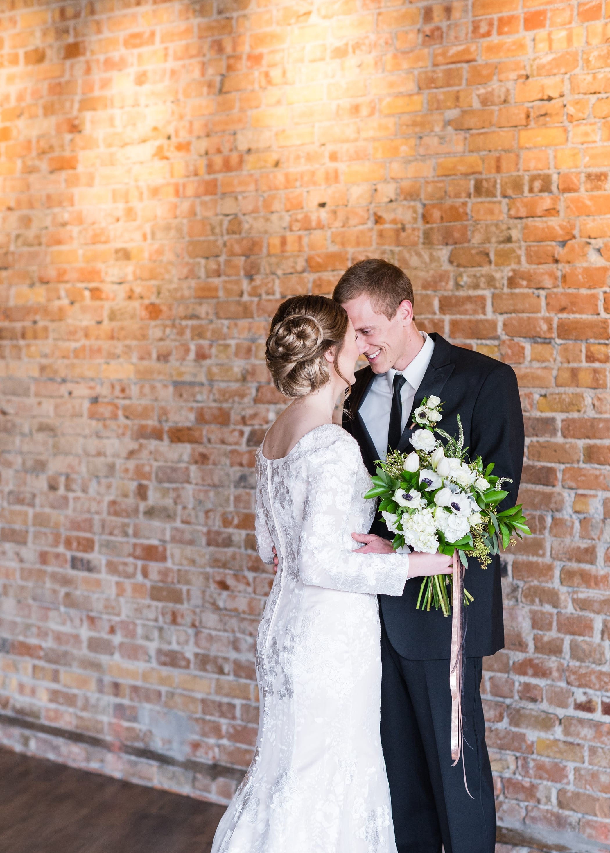 Modern Copper and Black Wedding Inspiration by Michelle & Logan