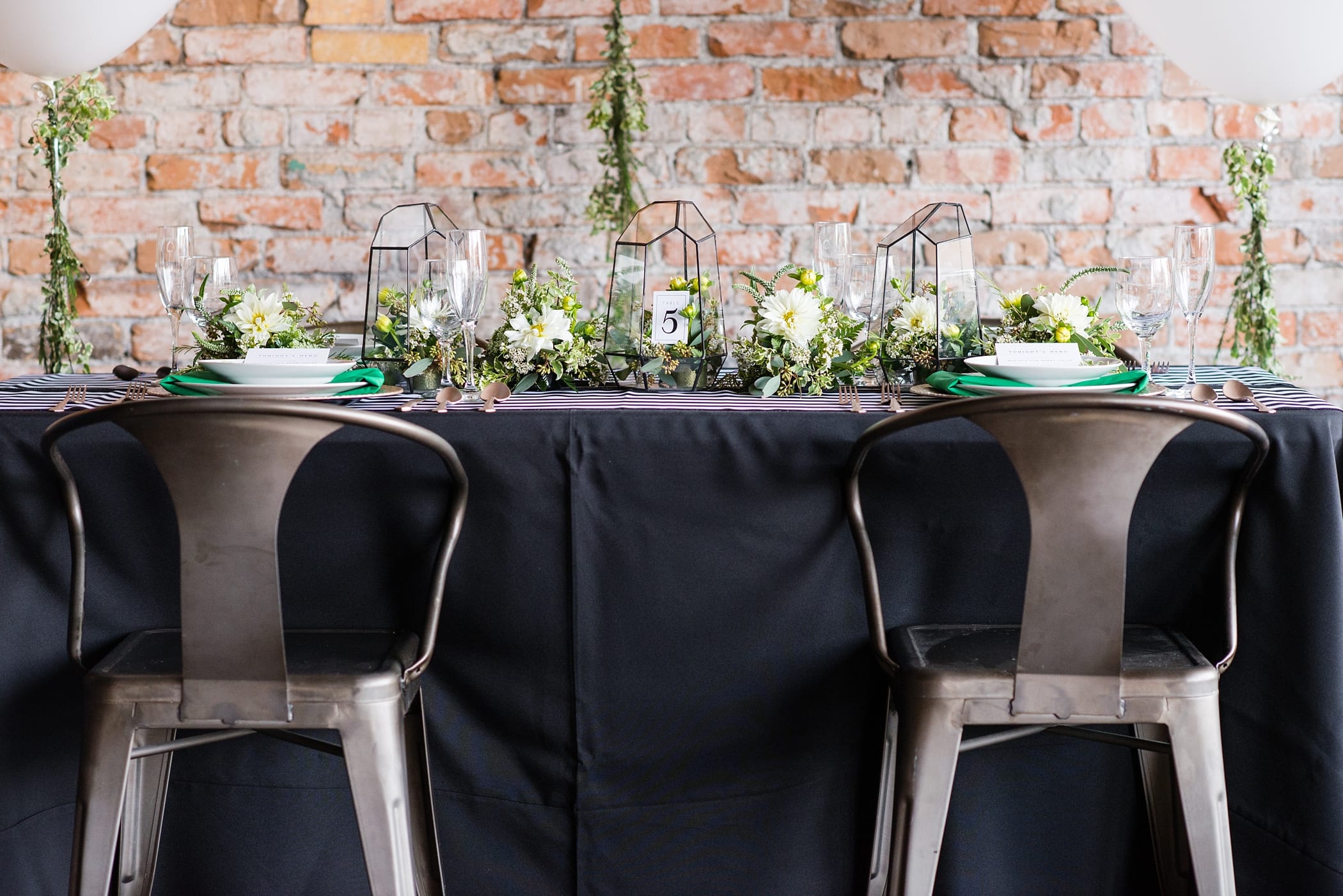 Modern Copper and Black Wedding Inspiration by Michelle & Logan