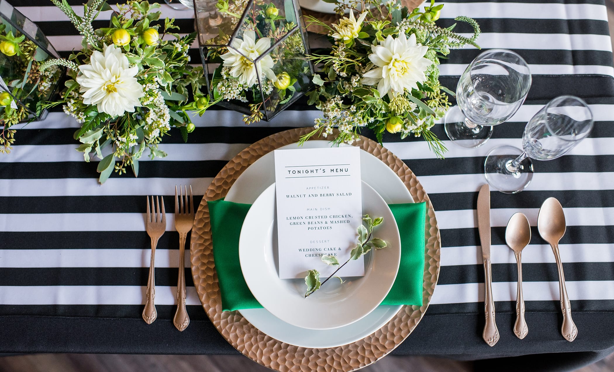 Modern Copper and Black Wedding Inspiration by Michelle & Logan