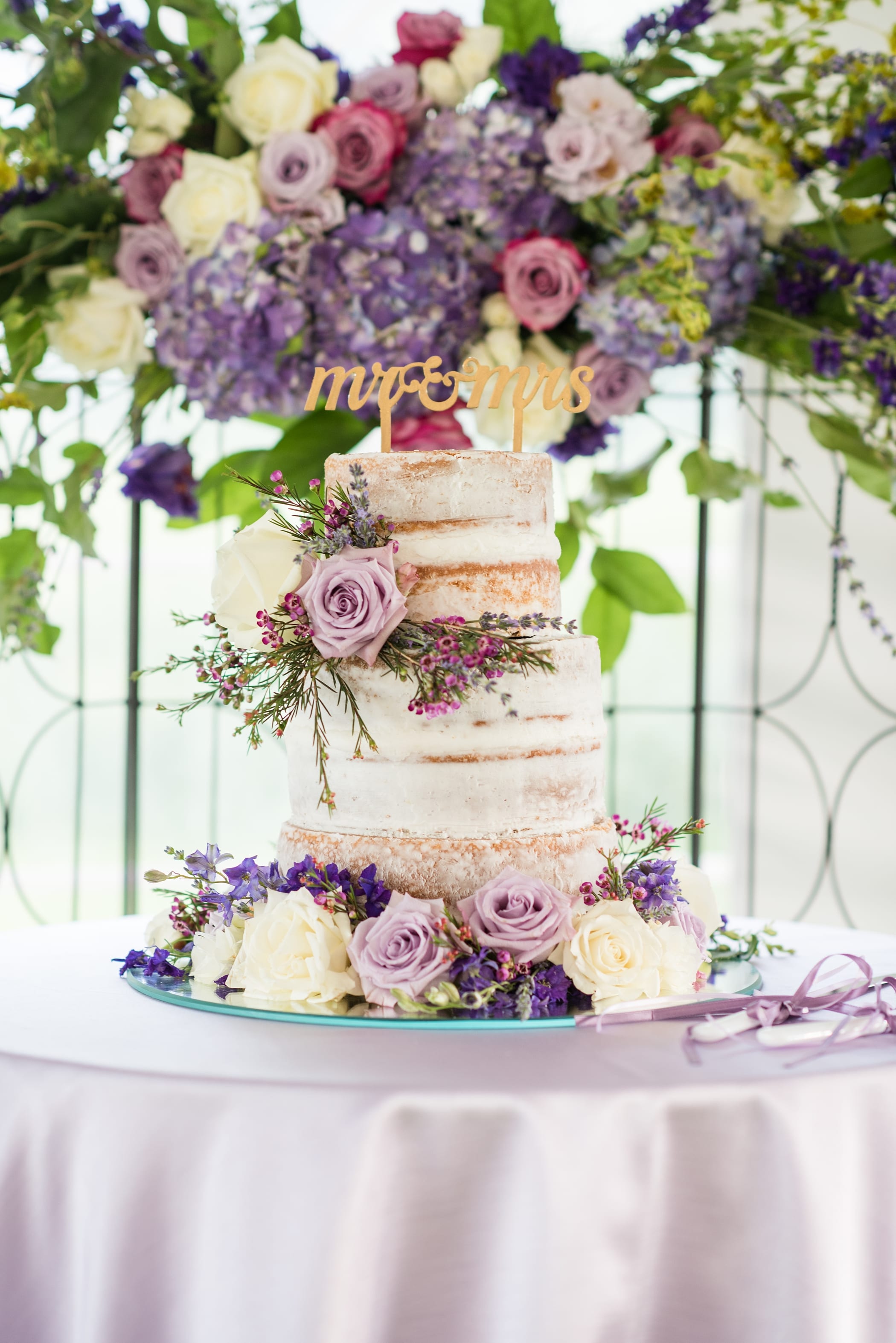 Naked Wedding Cake • Michelle & Logan