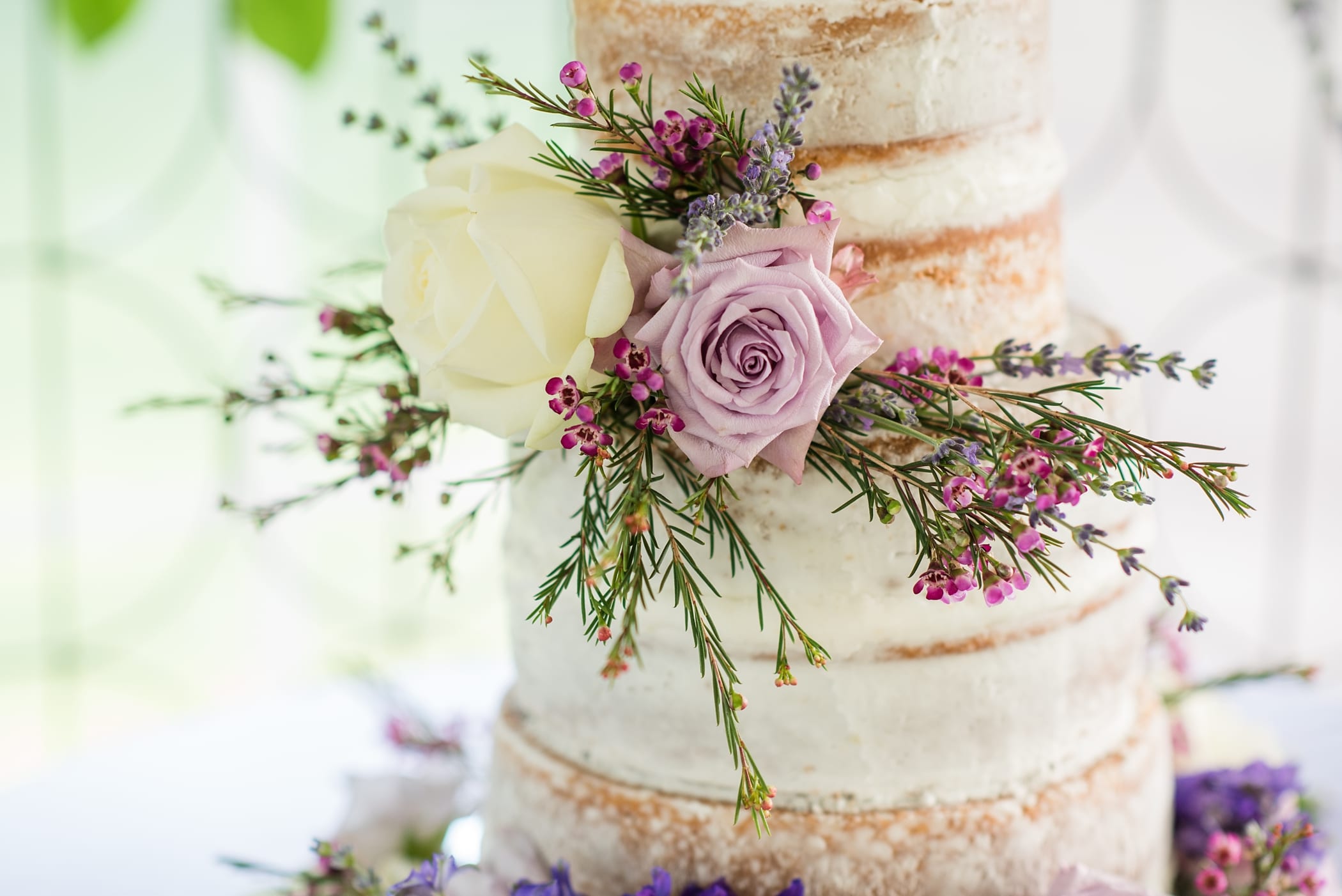 Naked Wedding Cake • Michelle & Logan