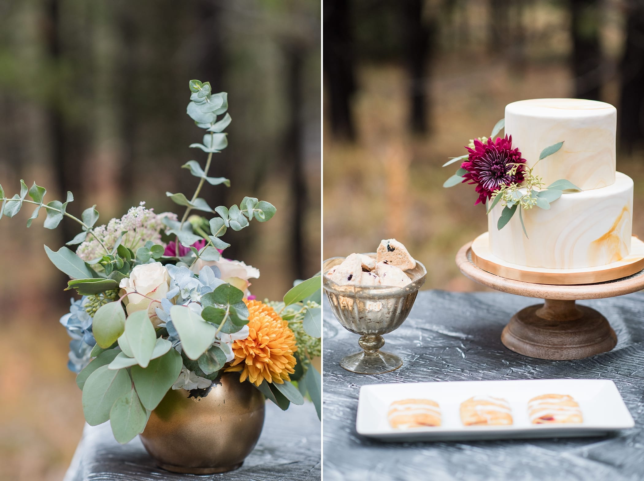 Idaho Mountain Outdoor Fall Wedding Details