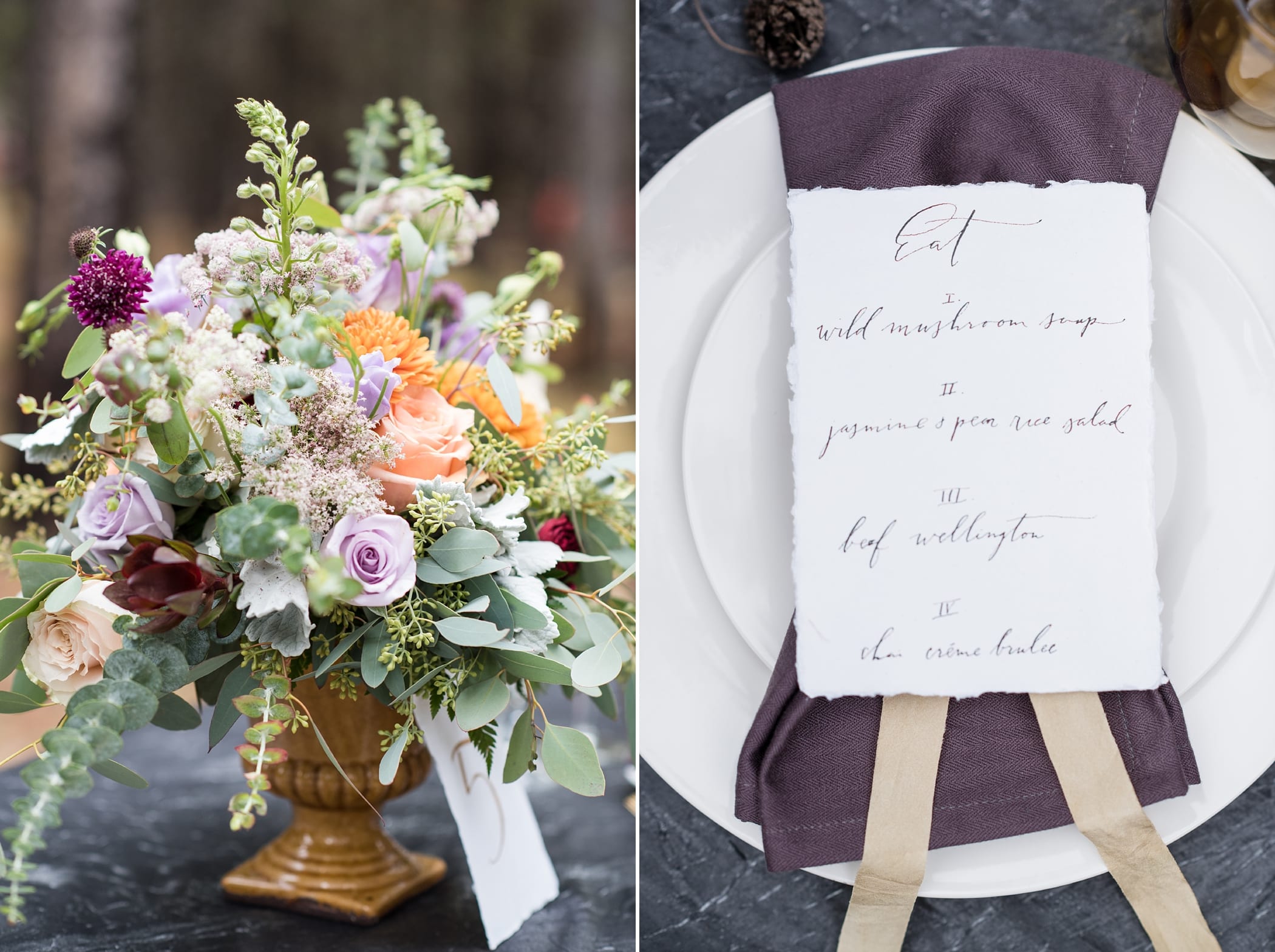 Idaho Mountain Outdoor Fall Wedding Details