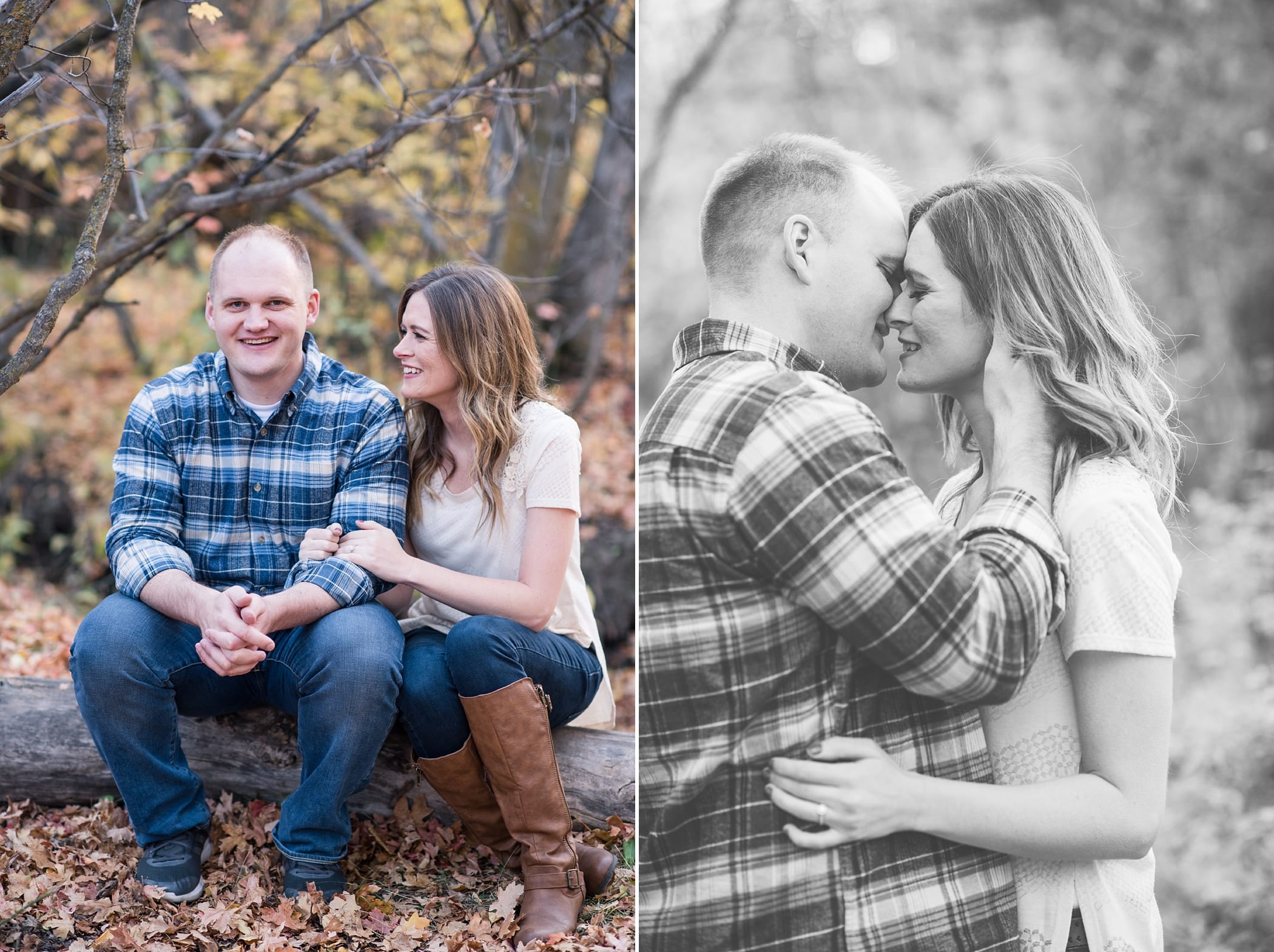 Pocatello, Idaho City Creek Fall Engagements by Michelle and Logan