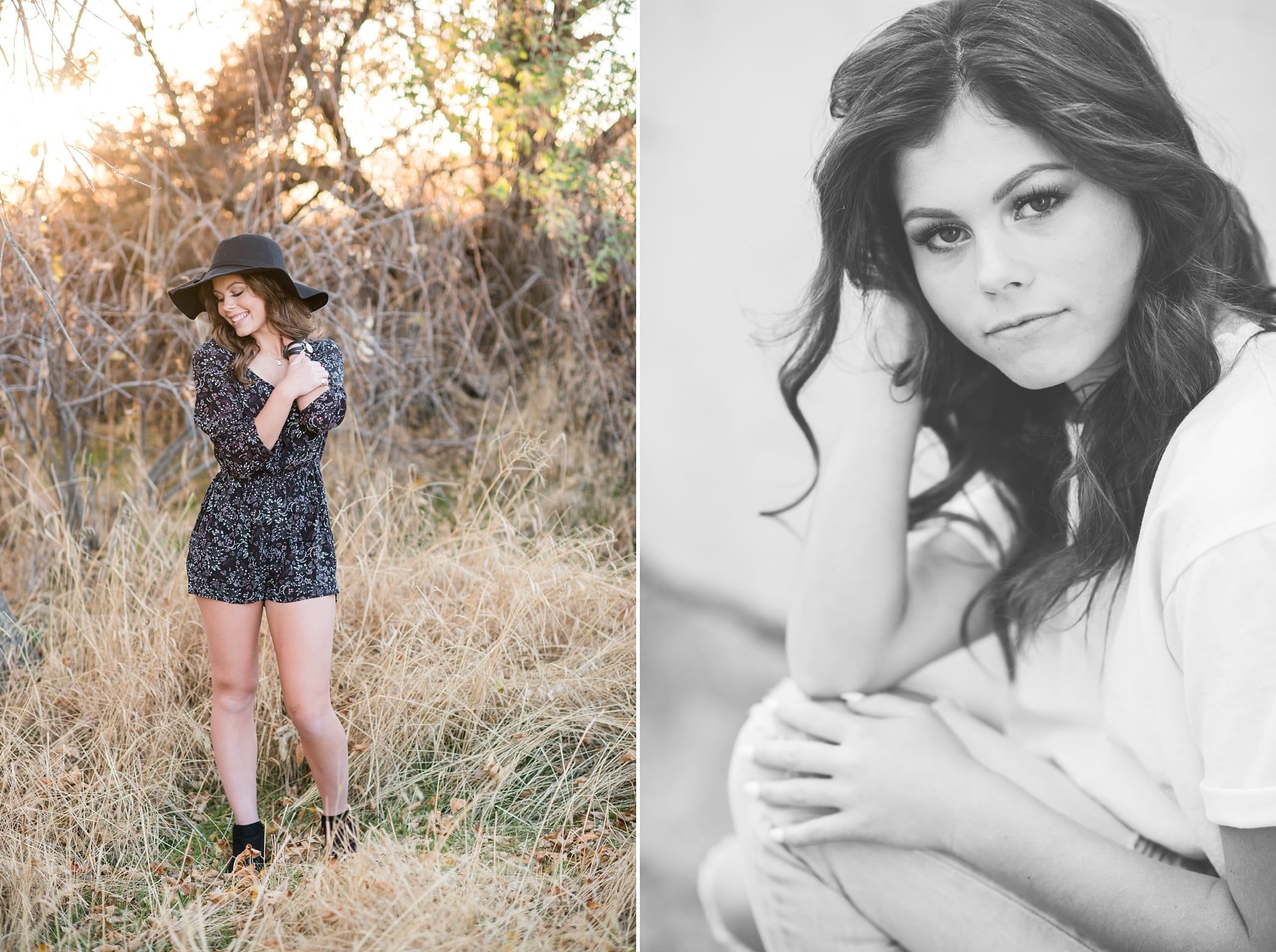Boho and downtown city senior girl by Michelle & Logan