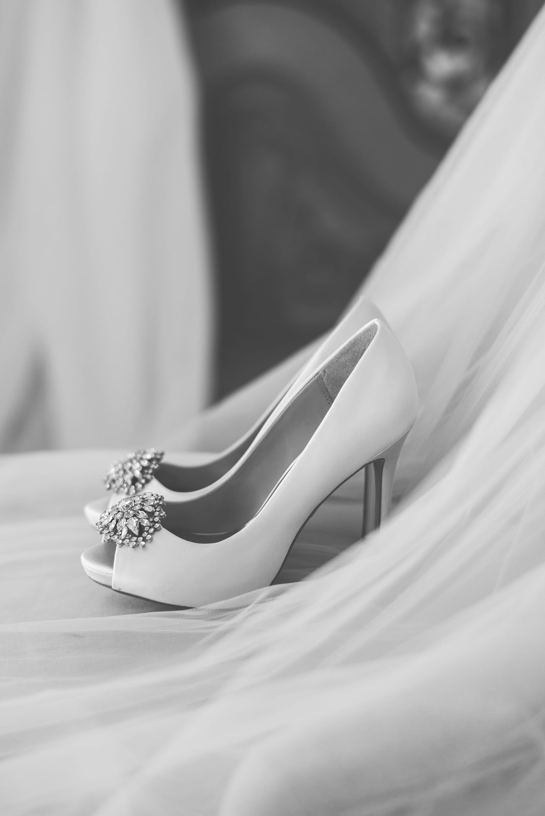 mischka badgley bridal shoes- Michelle & Logan