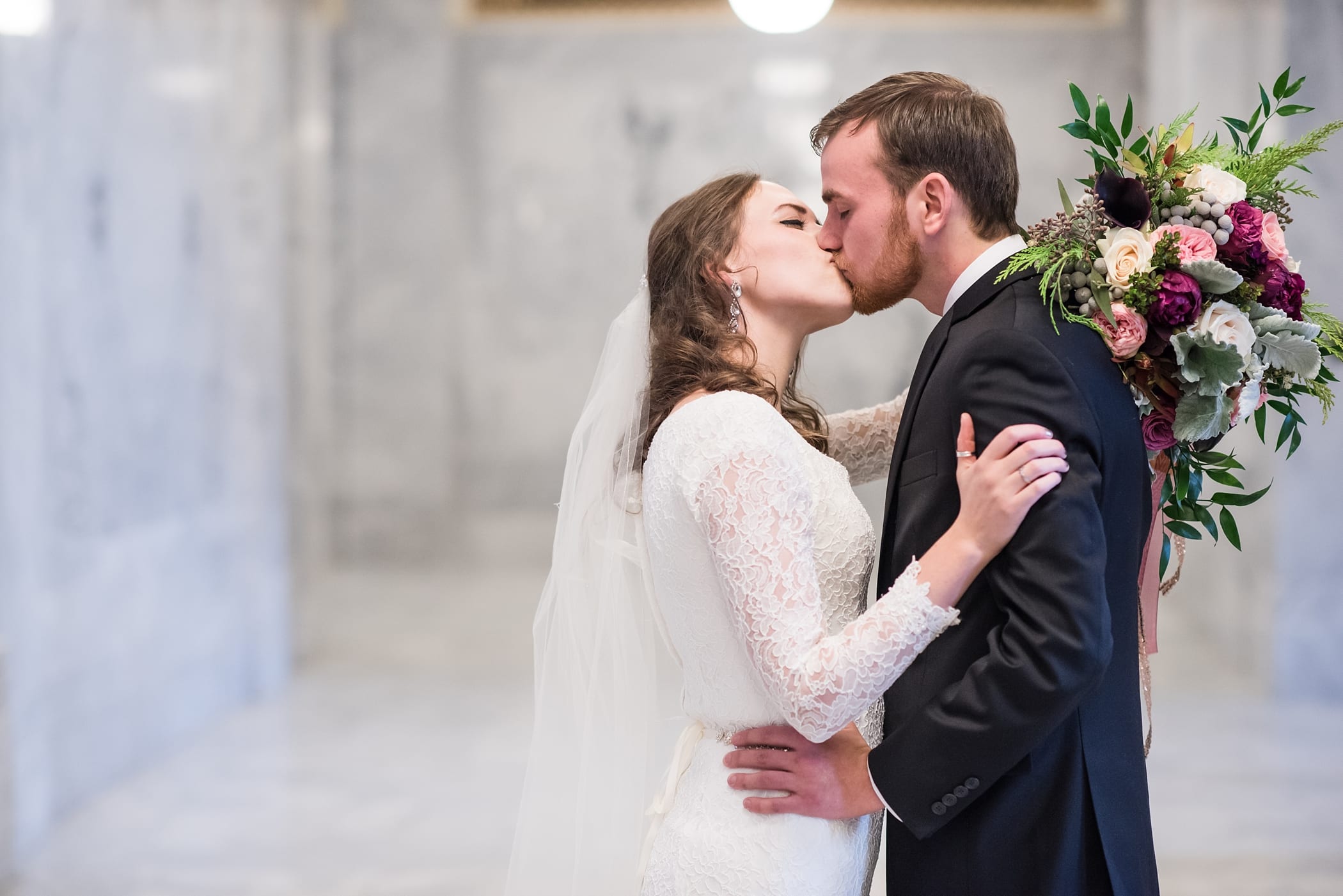 Formal Session at the Salt Lake City capitol building by Michelle & Logan