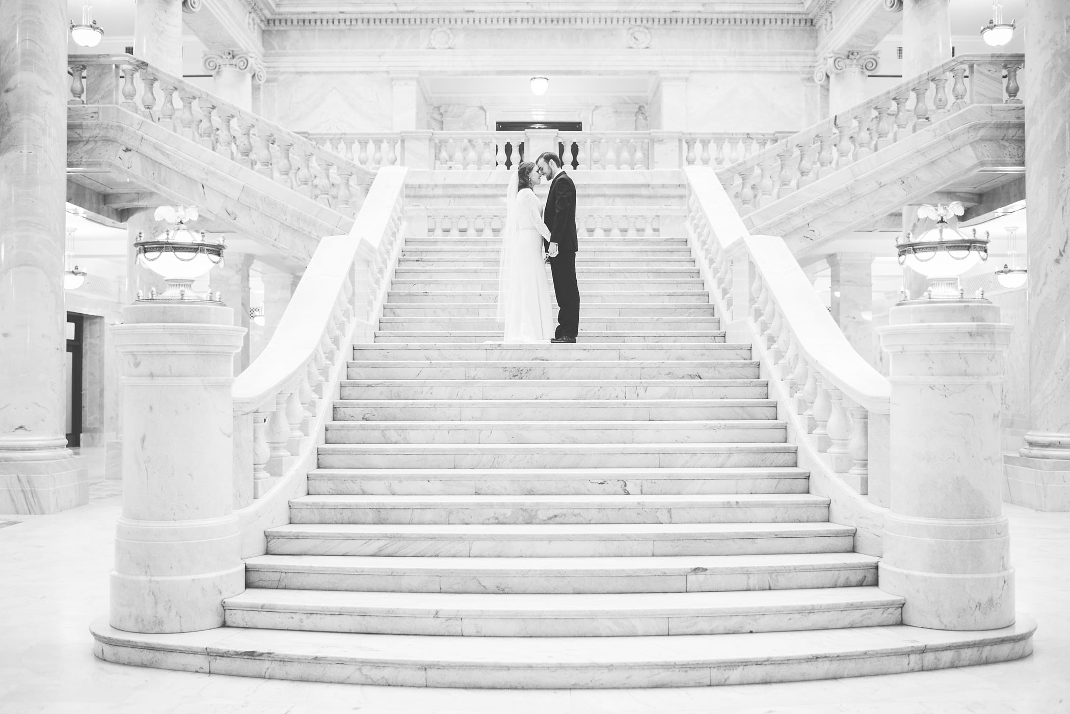 Formal Session at the Salt Lake City capitol building by Michelle & Logan