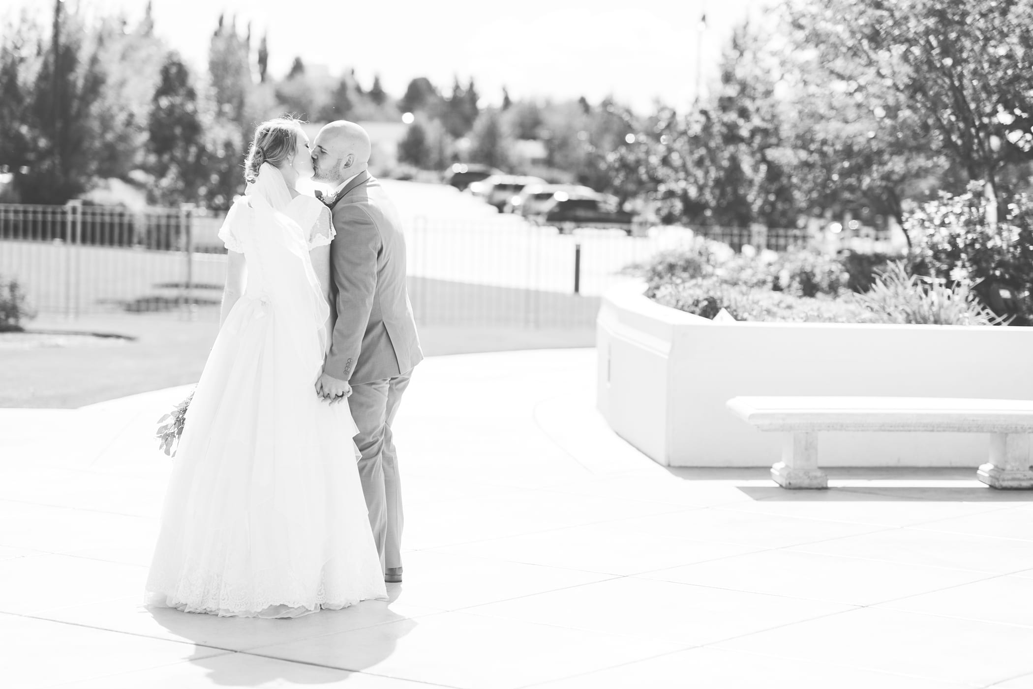Rexburg Idaho LDS Temple wedding by Michelle & Logan
