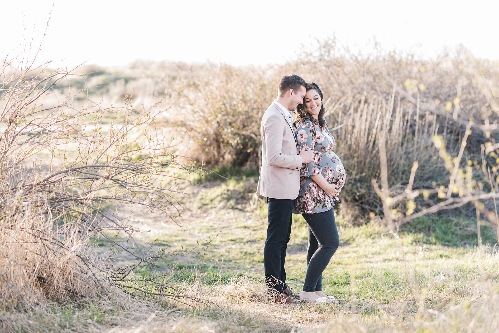 Idaho Falls Spring Maternity Couple Session by Michelle & Logan