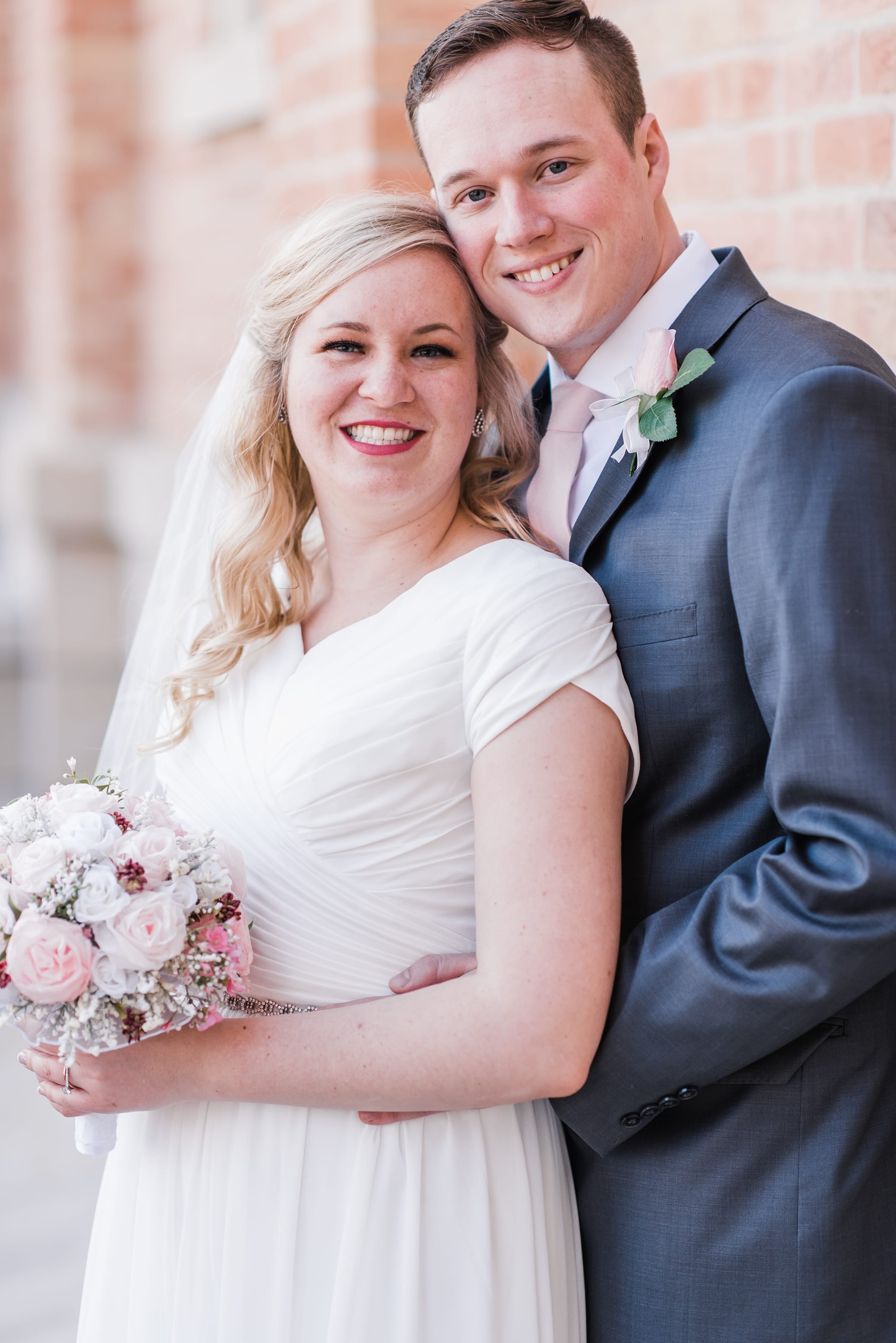 Provo City Center Temple Spring Wedding by Michelle & Logan
