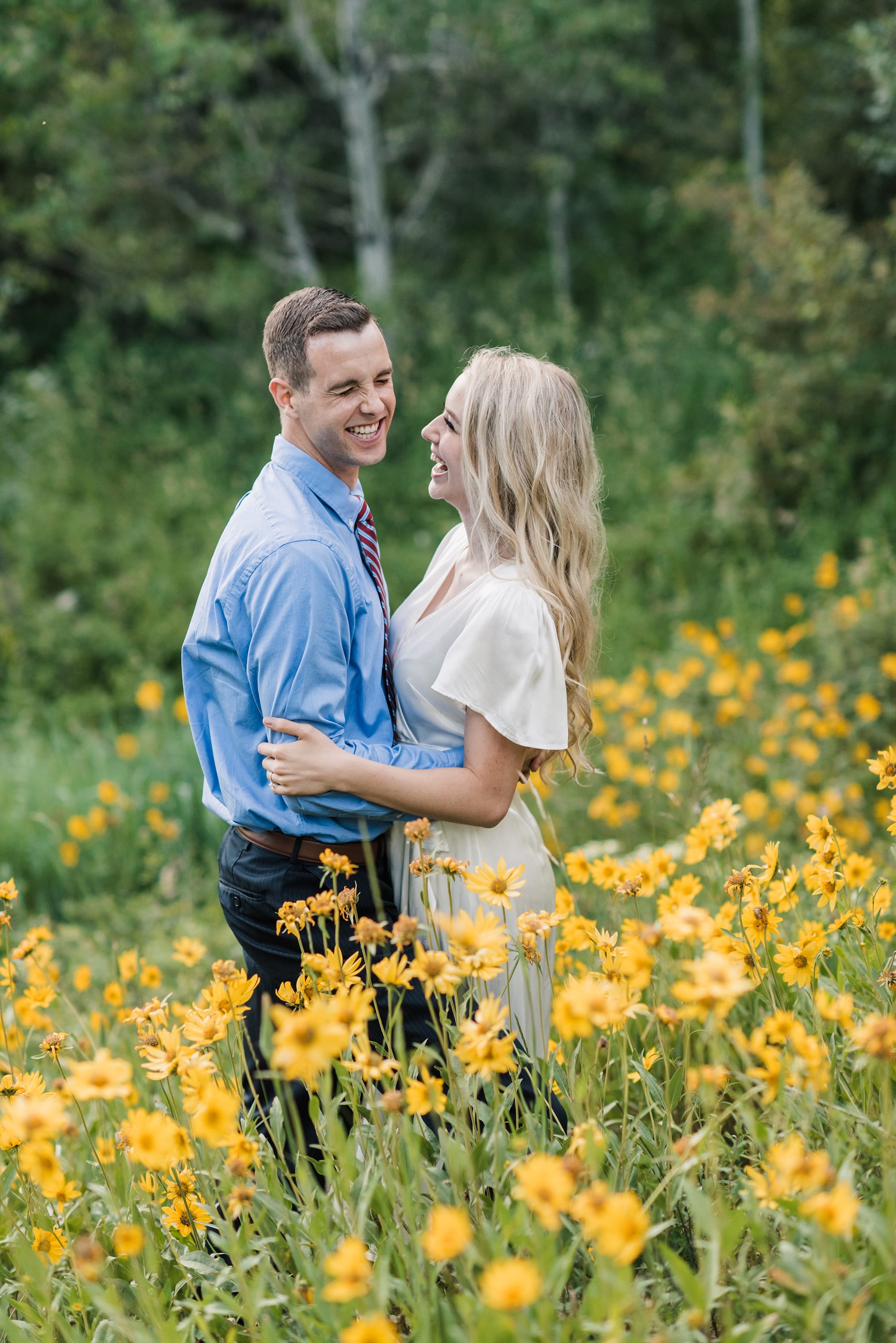 Idaho Falls Engagements | Summery Engagements in the Idaho Mountains | Michelle & Logan