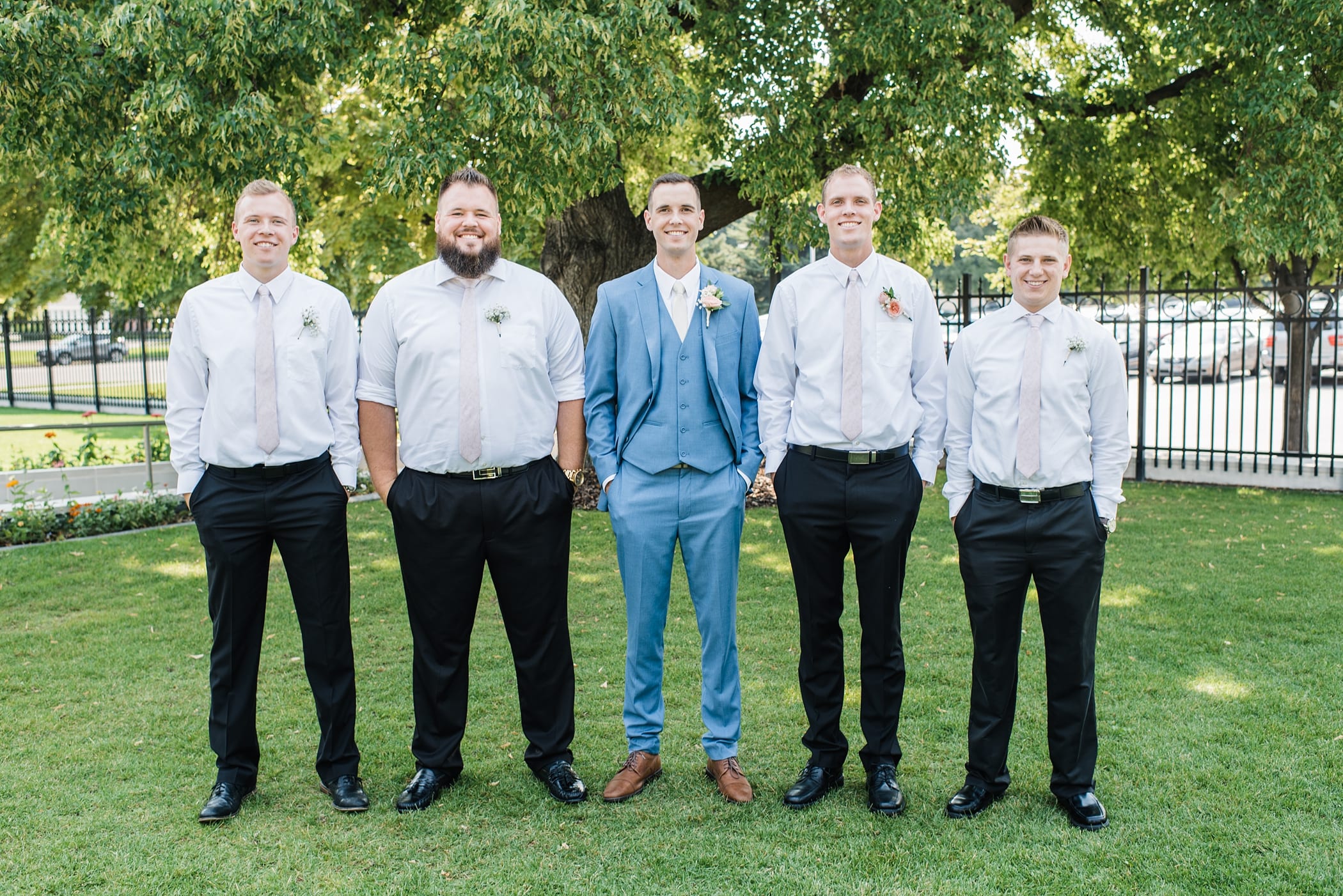 Idaho Falls Temple Wedding in the Summer by Michelle & Logan