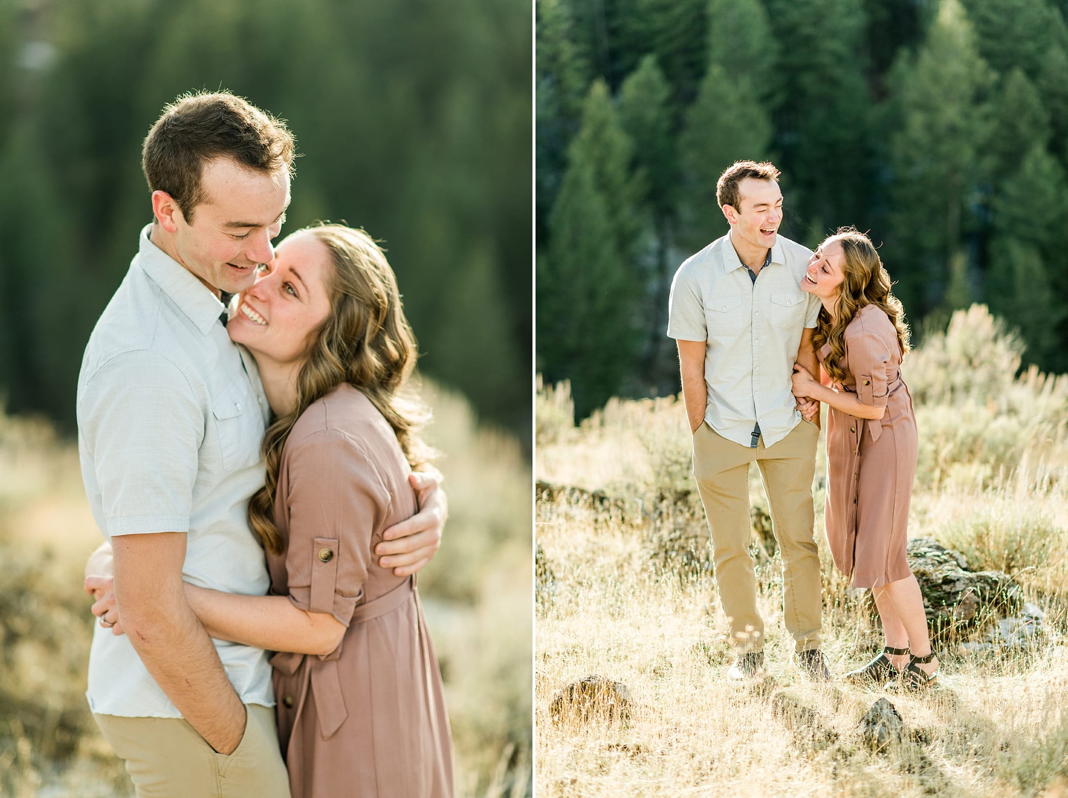 Mountain Engagements in Rexburg, Idaho | Wedding Photographers | Michelle & Logan