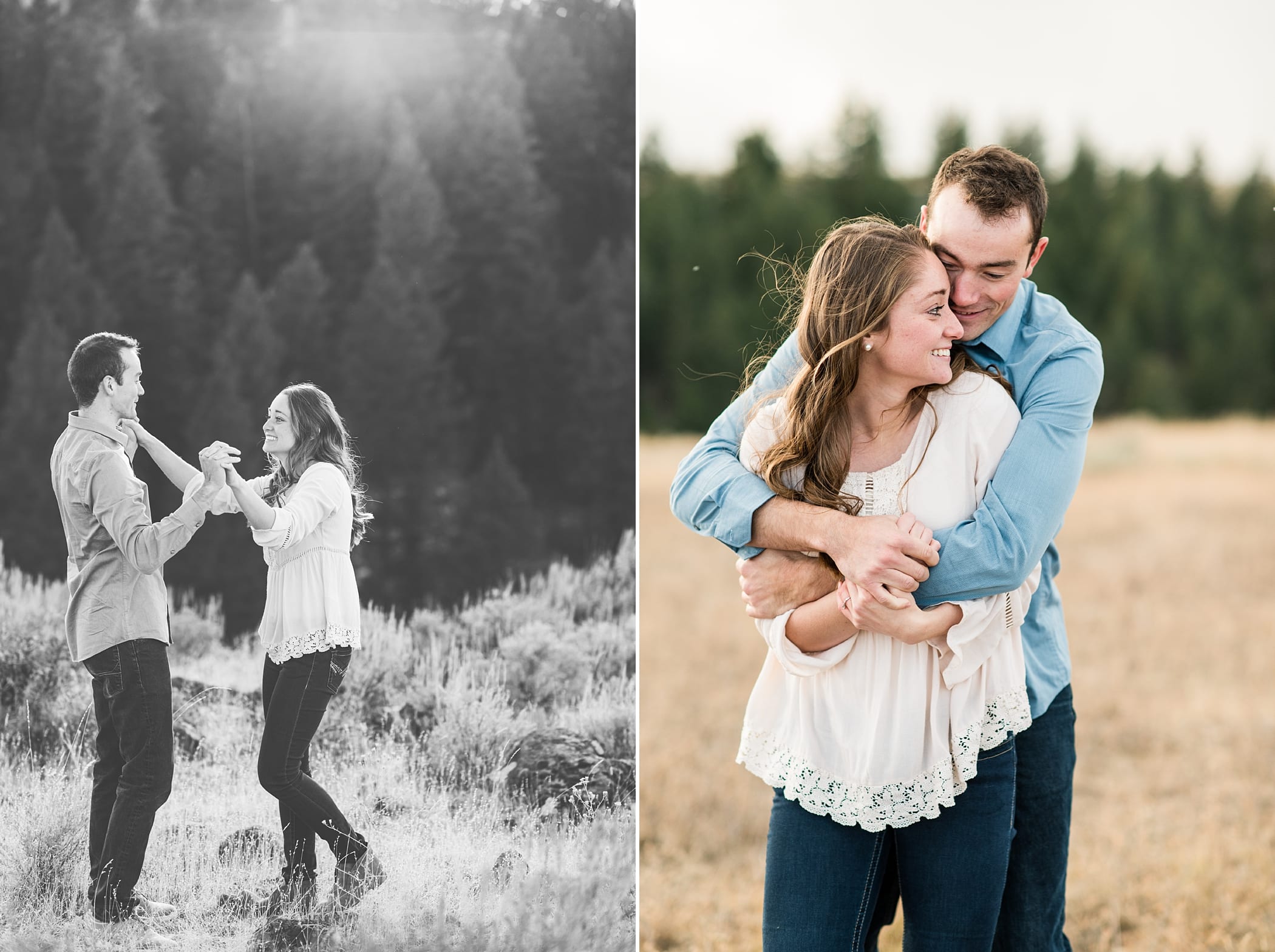 Mountain Engagements in Rexburg, Idaho | Wedding Photographers | Michelle & Logan