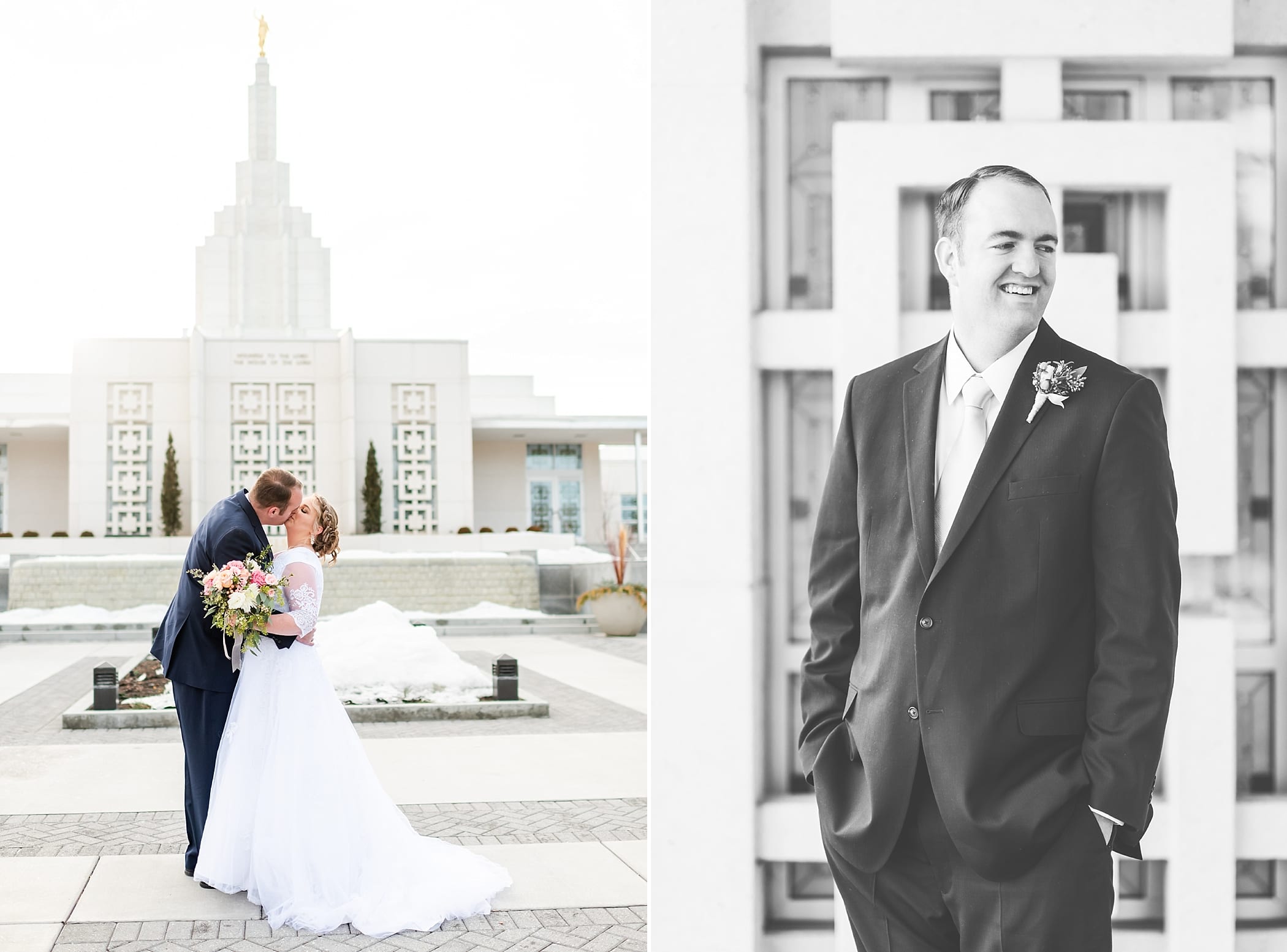 First look at the Idaho Falls Temple in Spring by Michelle & Logan